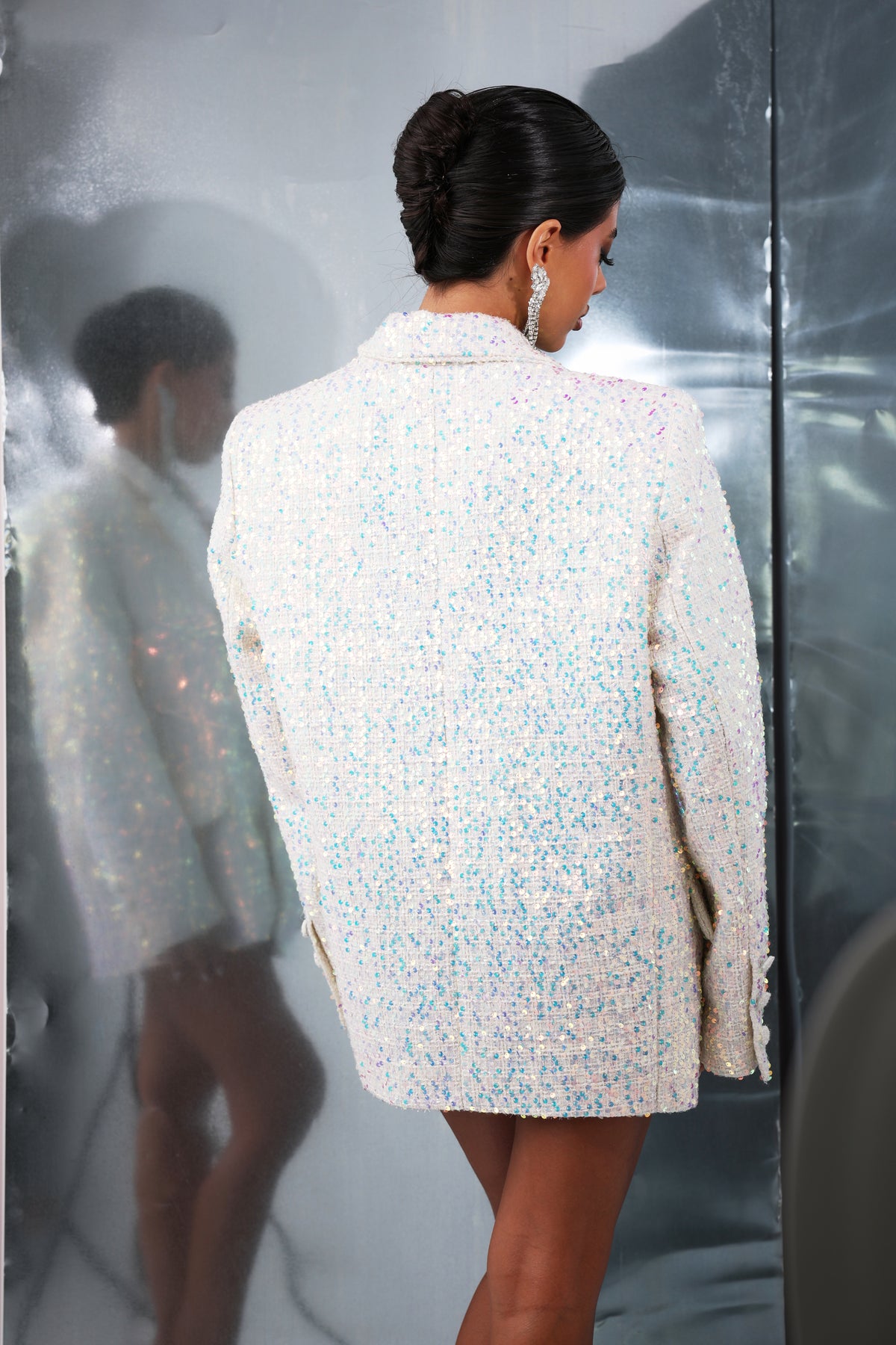 BLAZER PAILLETTES LAND PANNA BY MARZIA MANGO