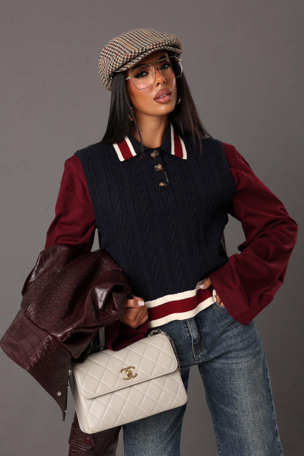 POLO TRECCIA RALPH BLU NAVY
