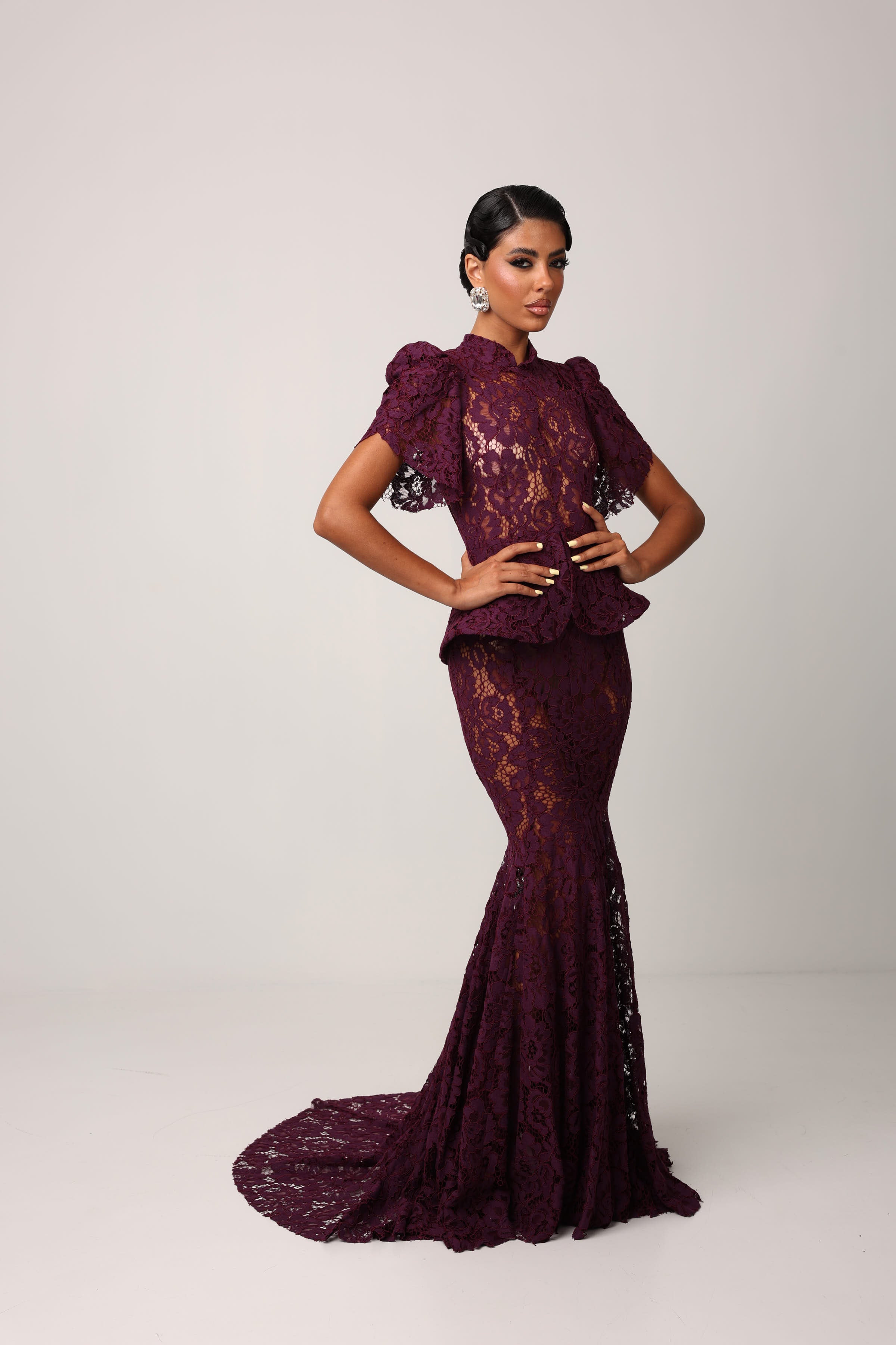 VESTITO PROMISE BORDEAUX BY MARZIA MANGO