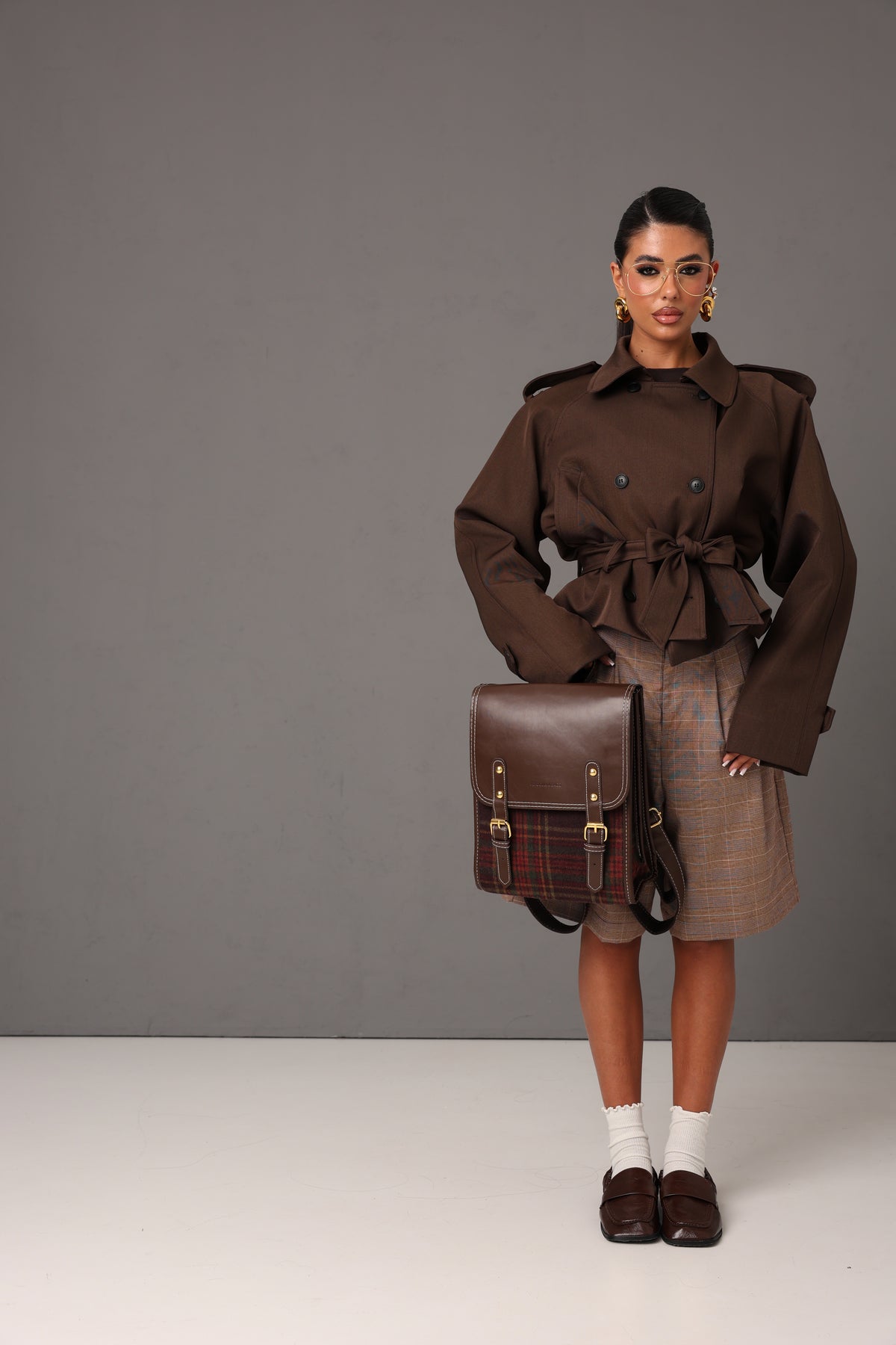 TRENCH ROSANNA MARRONE