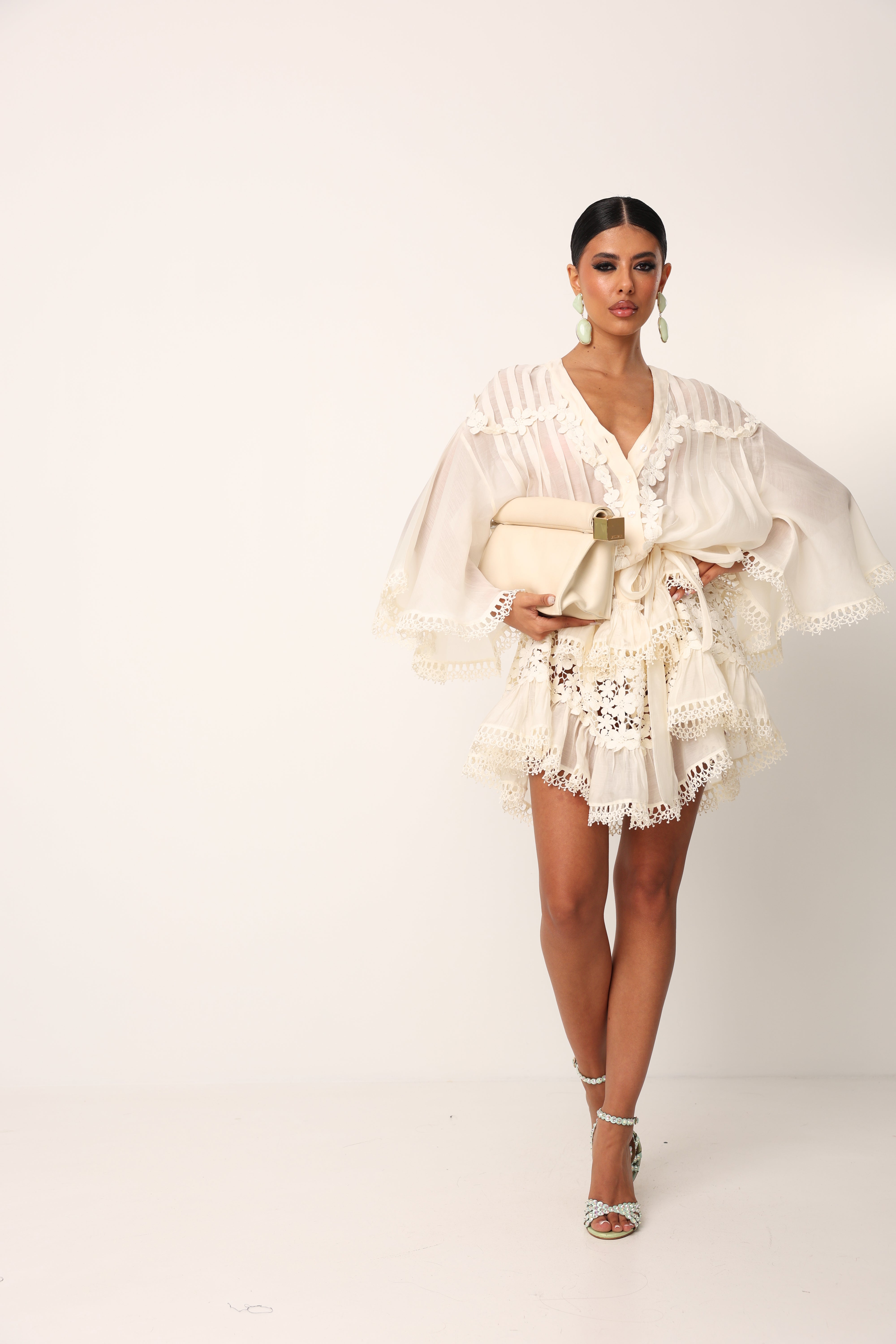 VESTITO RICAMI MAITE + SOTTANA