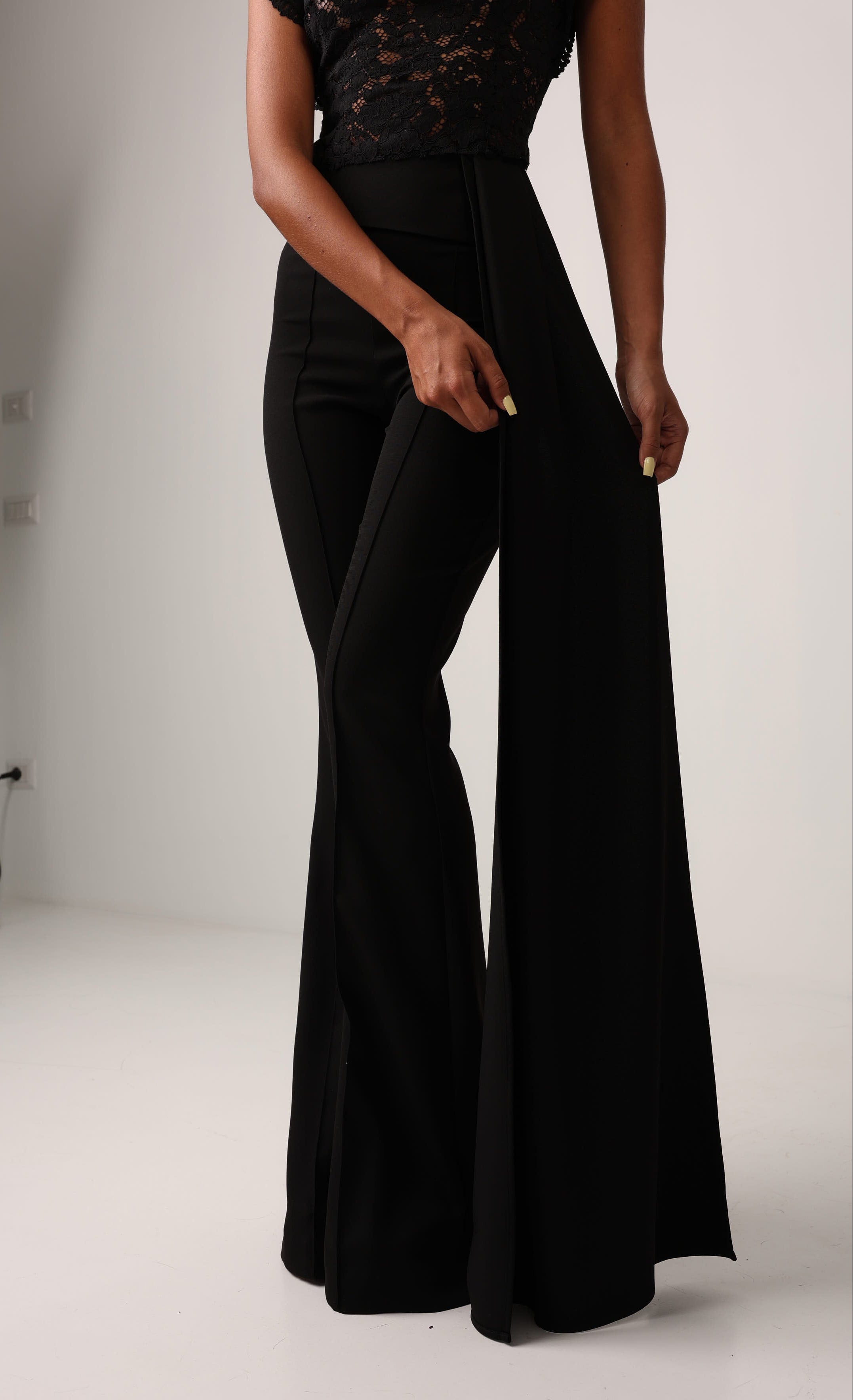 PANTALONI BUSTINO DEBBIE NERI BY MARZIA MANGO