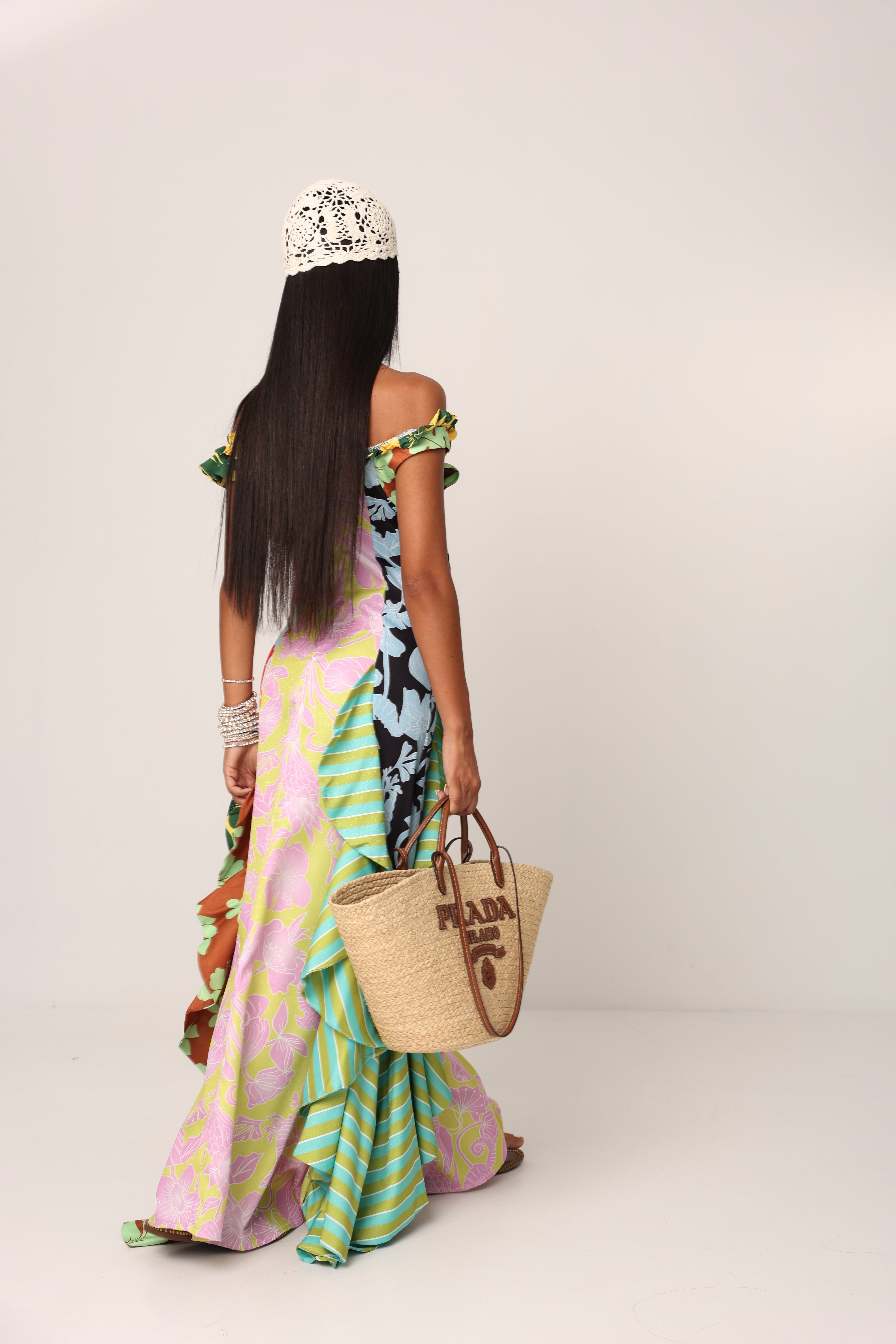 VESTITO FIORATO NINFEA MULTICOLOR