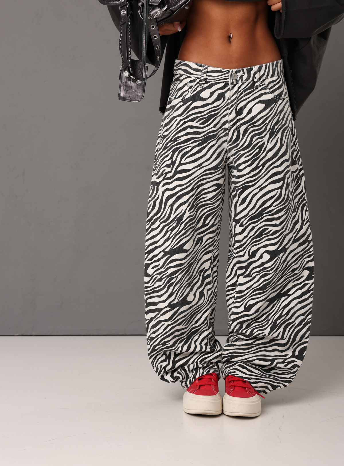 JEANS VITTORIA ZEBRATO