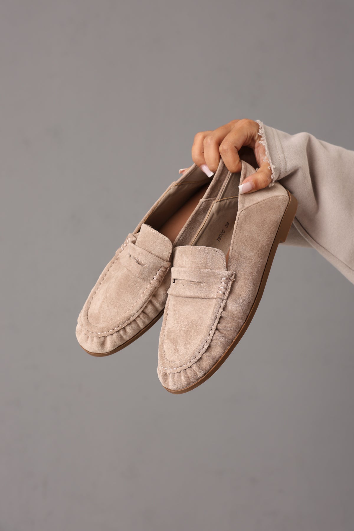 MOCASSINI ECOCAMOSCIO SVEVA BEIGE