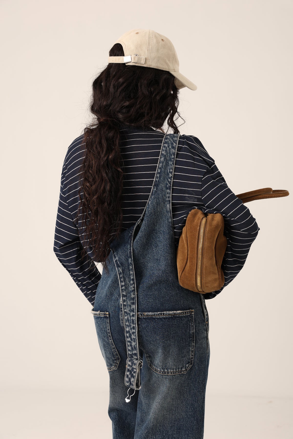 SALOPETTE PIEGONE TRIN DENIM SCURO