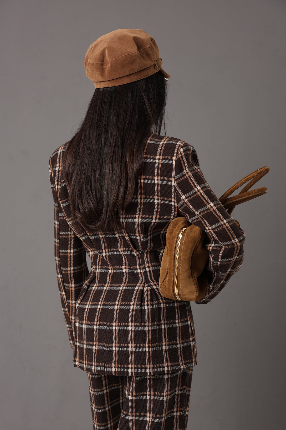 TAILLEUR QUADRI BLIZZARD MARRONE