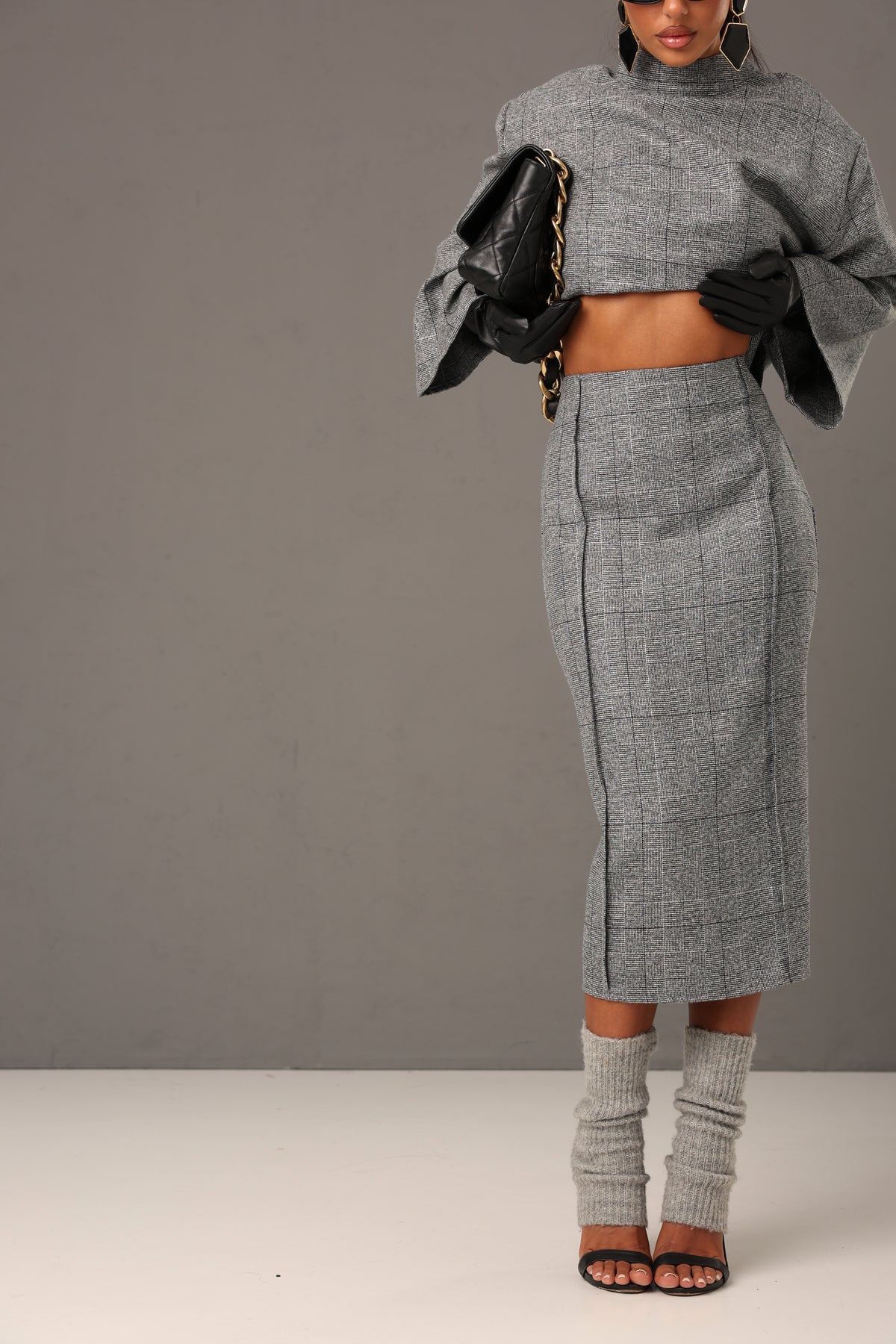COORDINATO BUSINESS GRIGIO 100% LINO