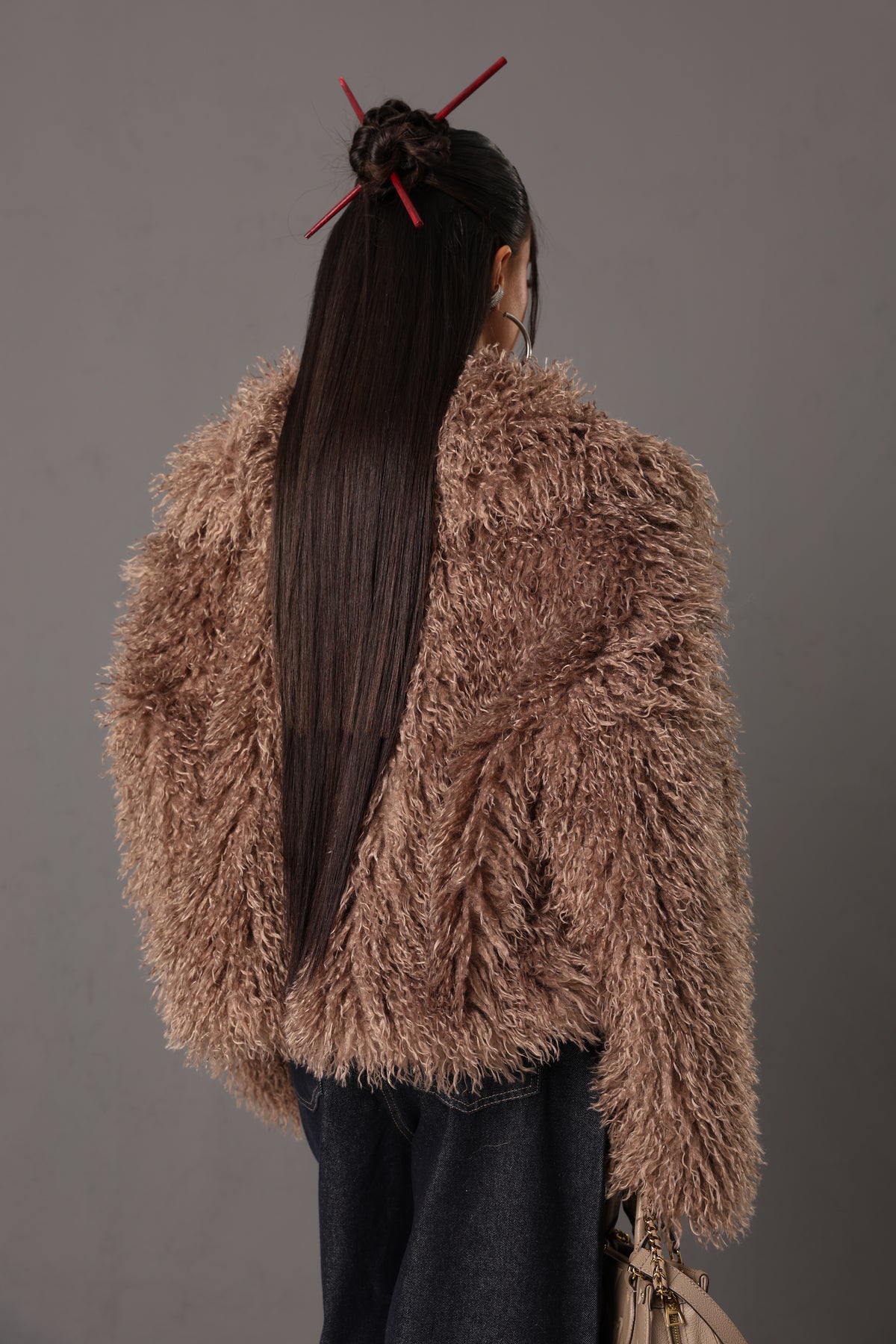 ECO-PELLICCIA BETSY TAUPE