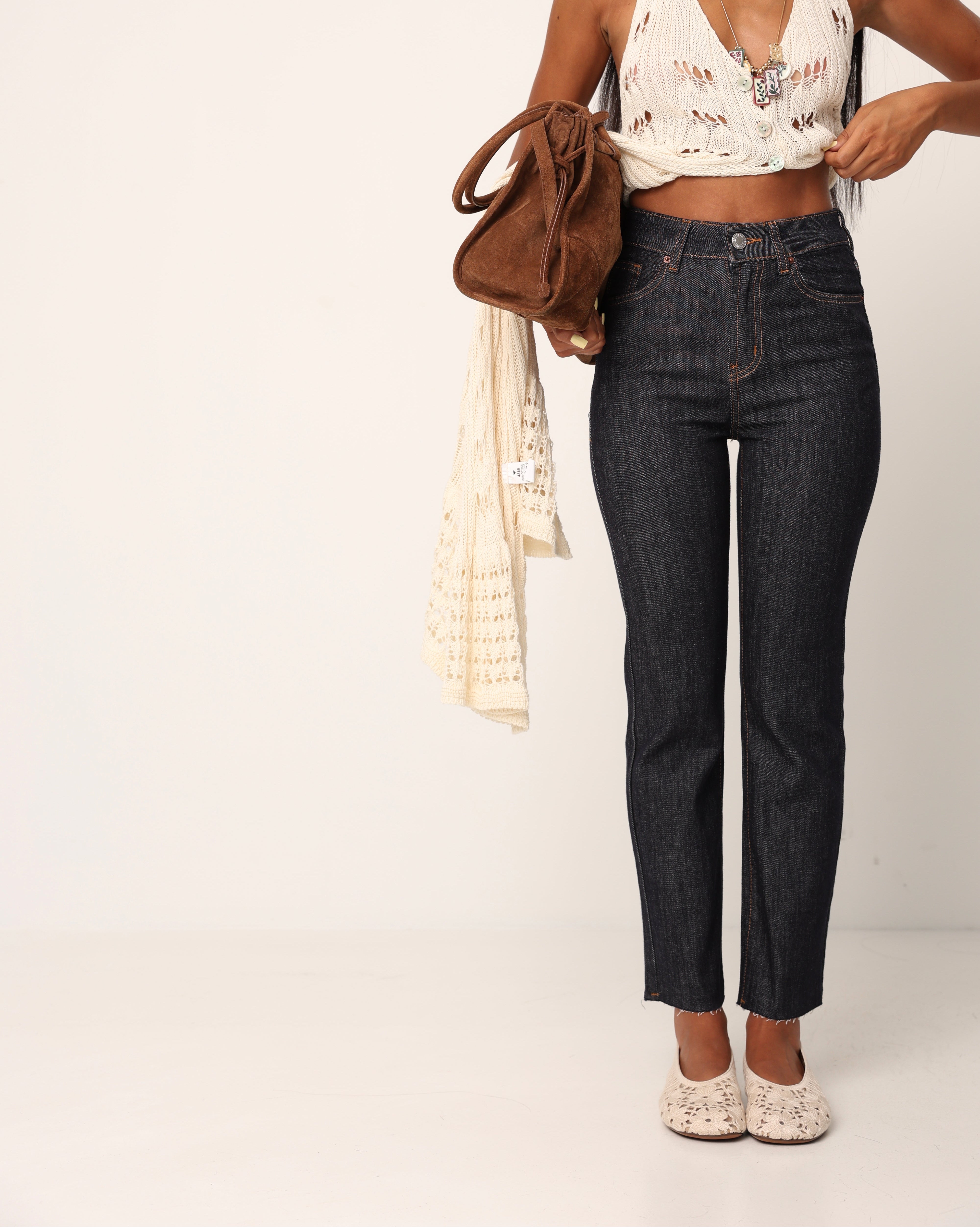 JEANS JOSEPH DENIM SCURO PUSH-UP
