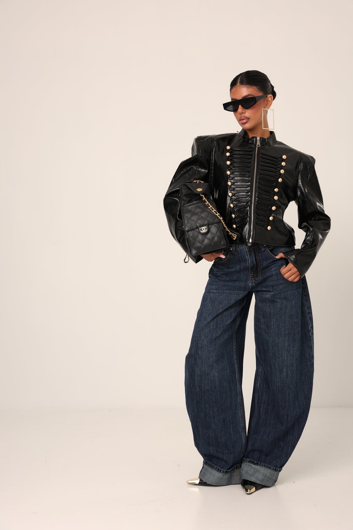 JEANS BALLOON TALLINN DENIM SCURO