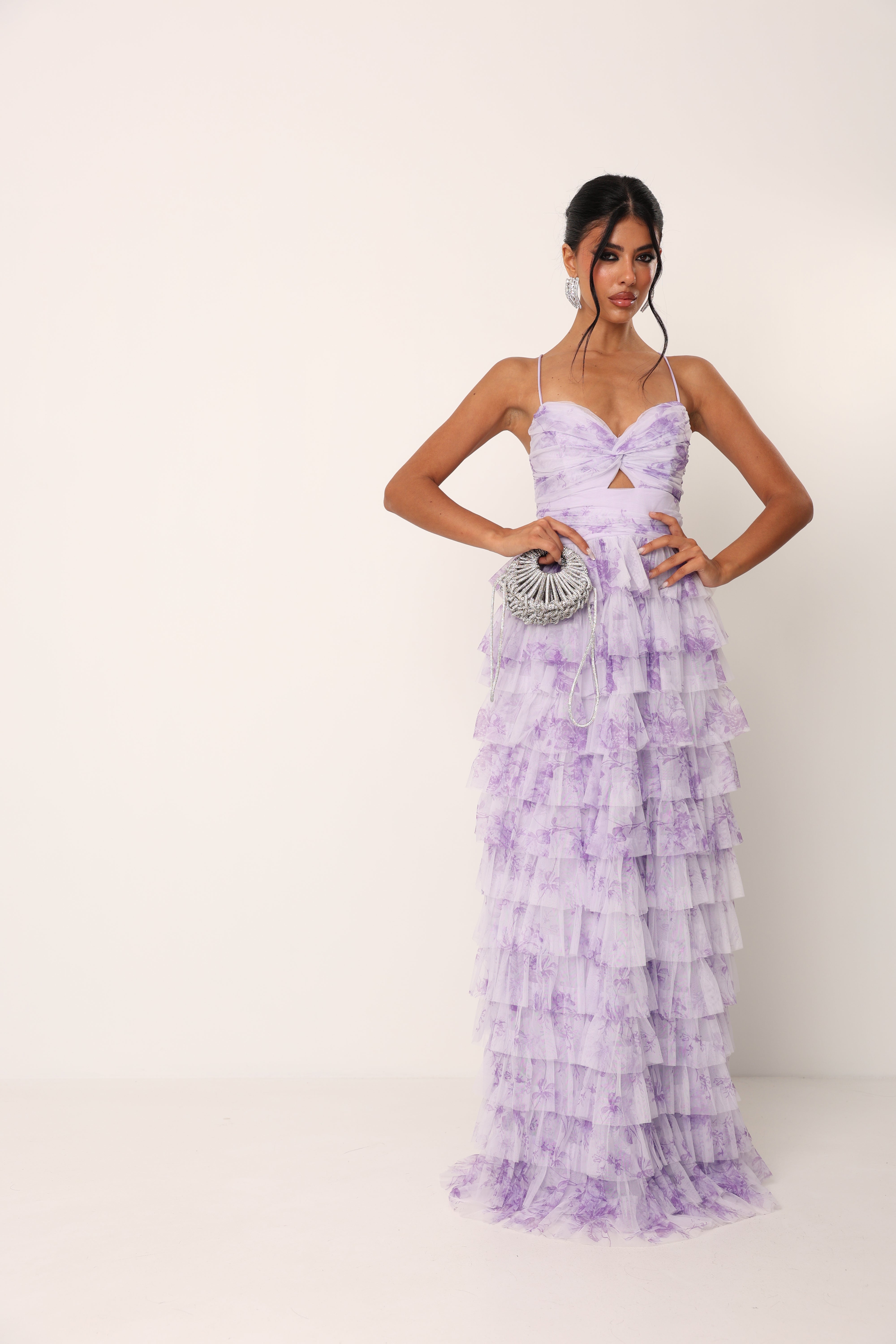 VESTITO FIORATO JORELLE LILLA