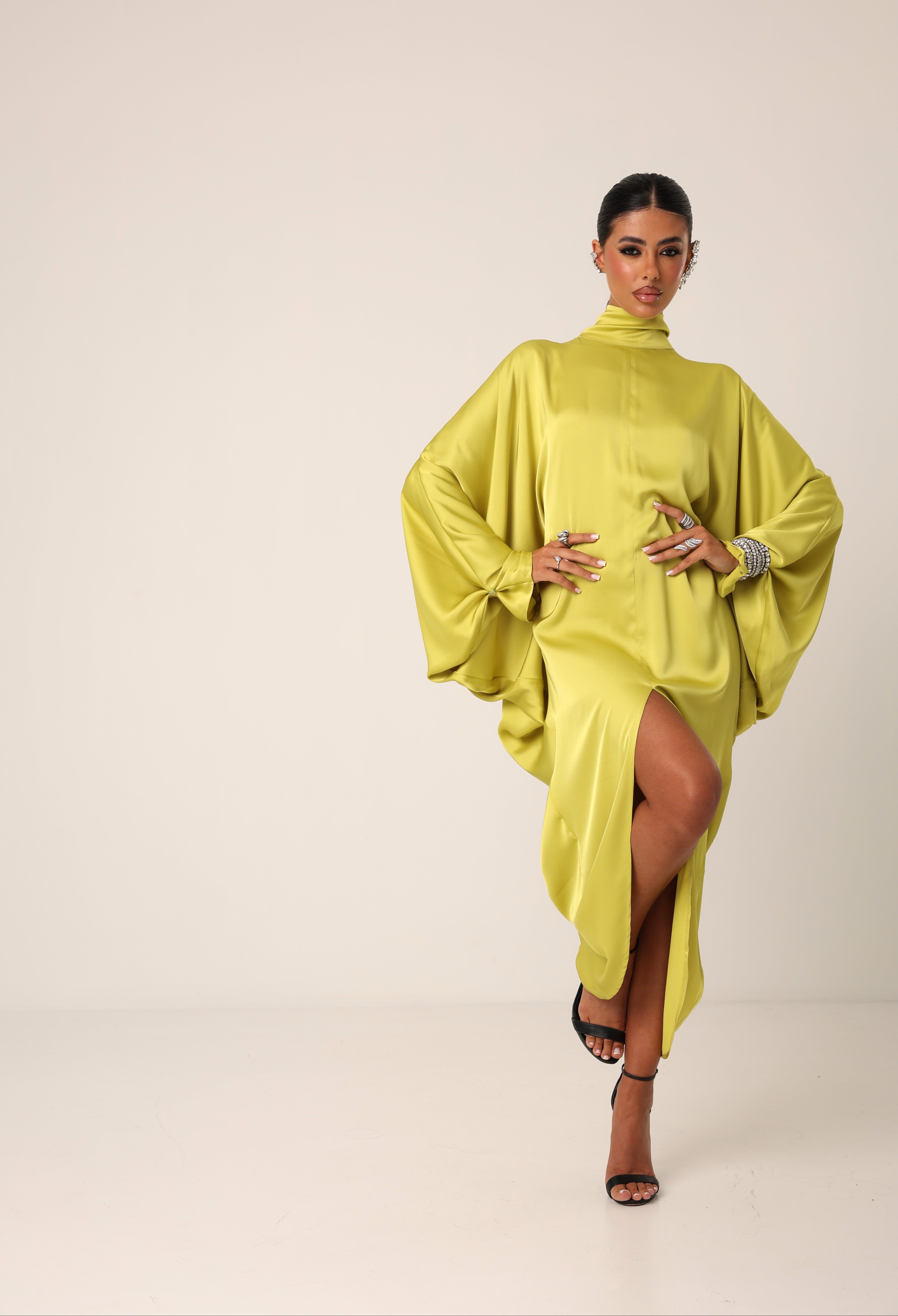 VESTITO IRIS LIME BY MARZIA MANGO