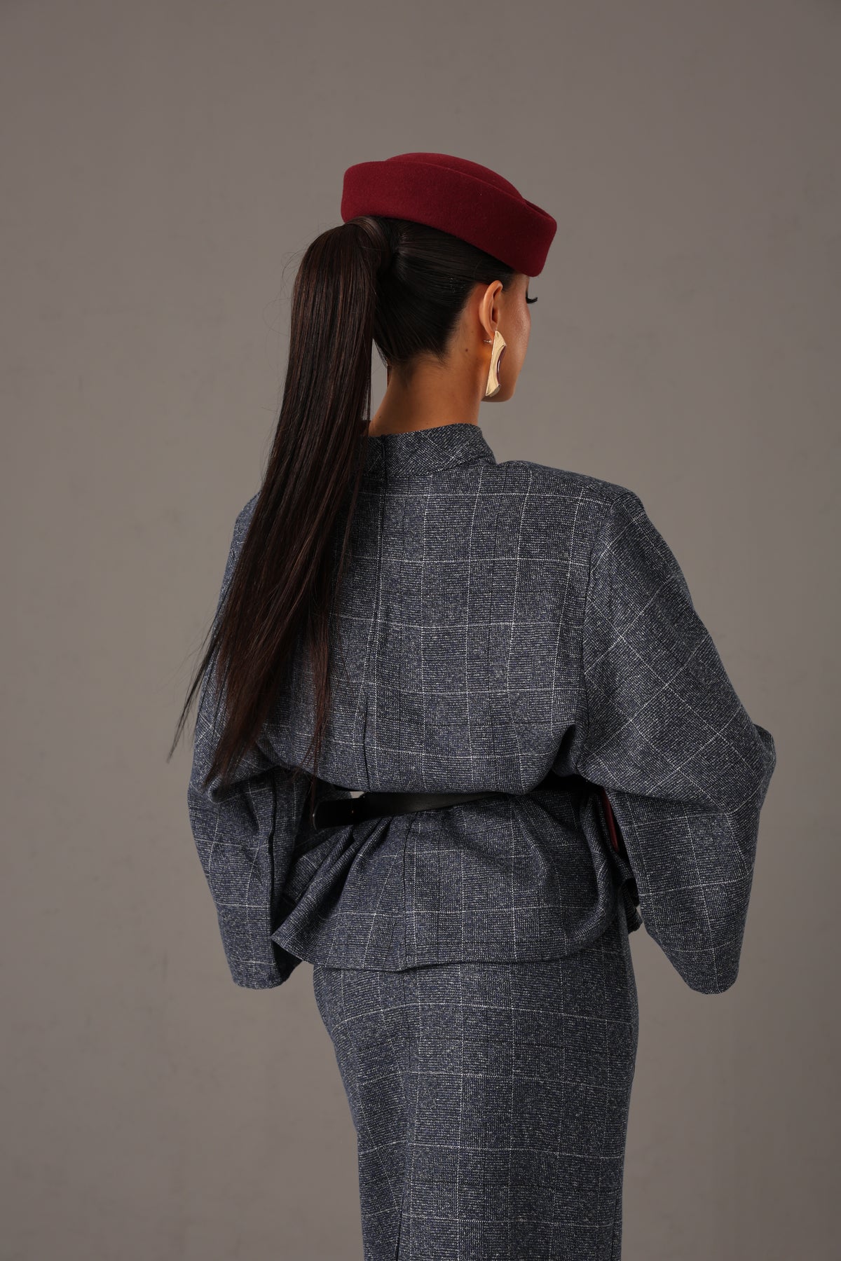 COORDINATO BUSINESS BLU 100% LINO