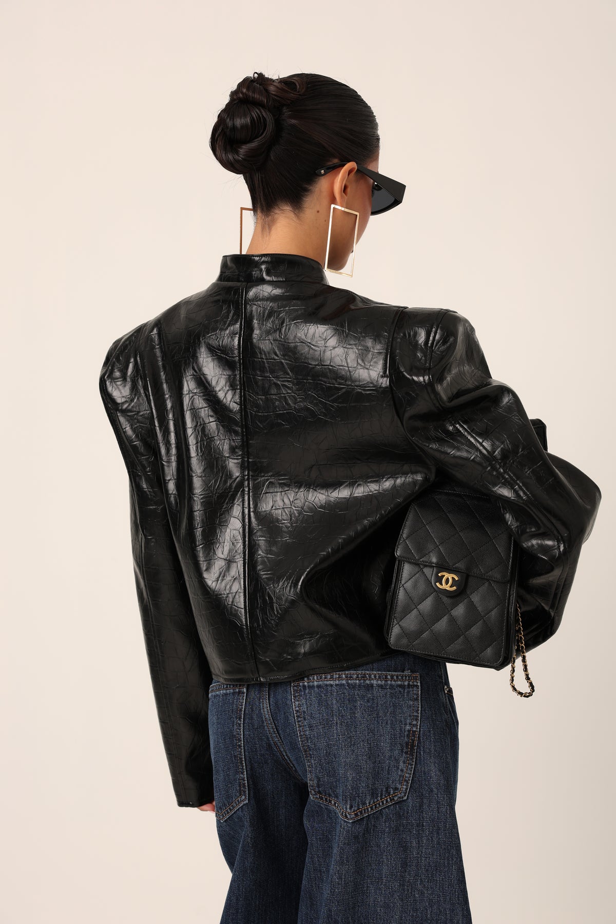 GIACCA ECOPELLE LOUDER NERO