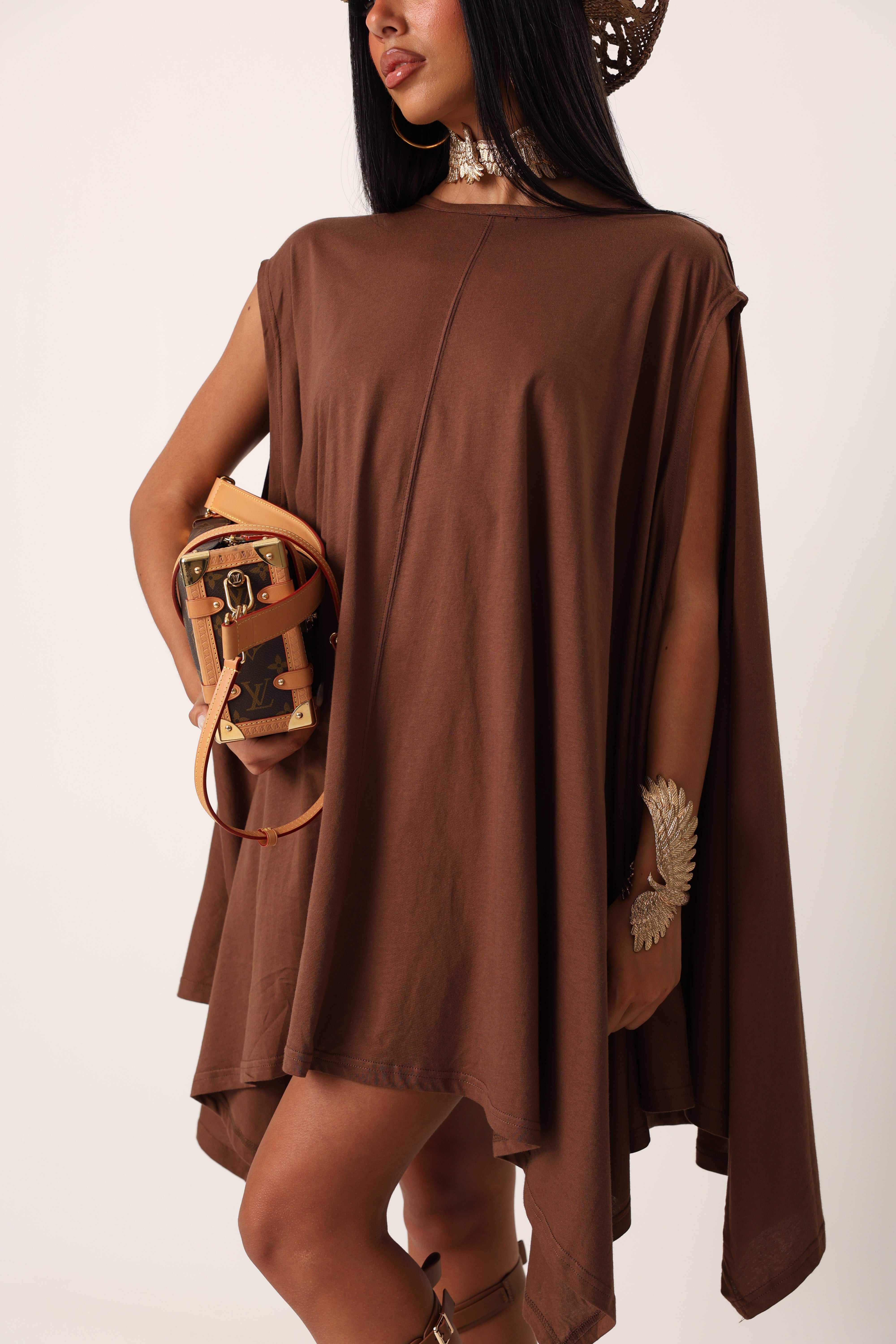 VESTITO NIZZA MARRONE