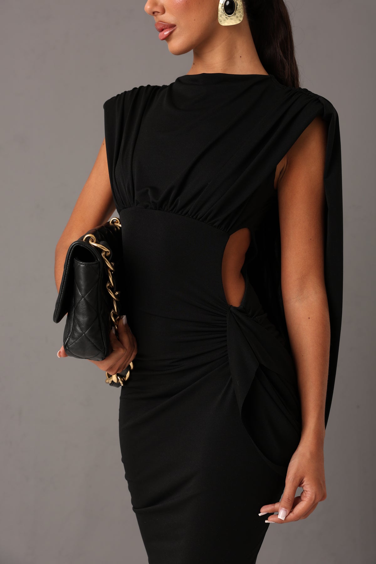 VESTITO LUNGO WOMAN NERO