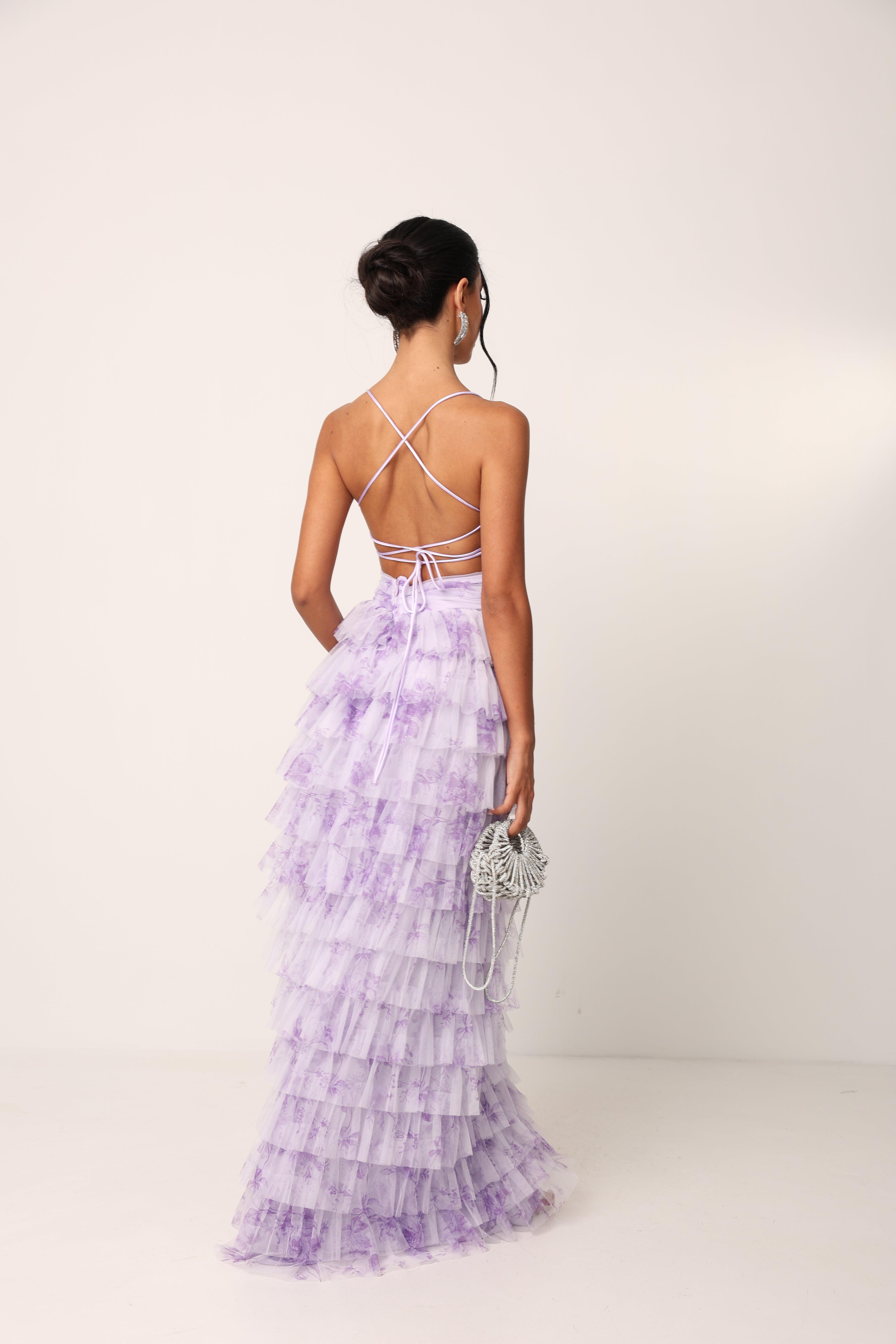 VESTITO FIORATO JORELLE LILLA