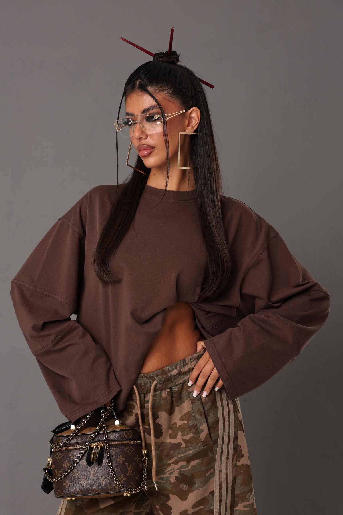 MAGLIA GIROCOLLO CHRISTIE MARRONE