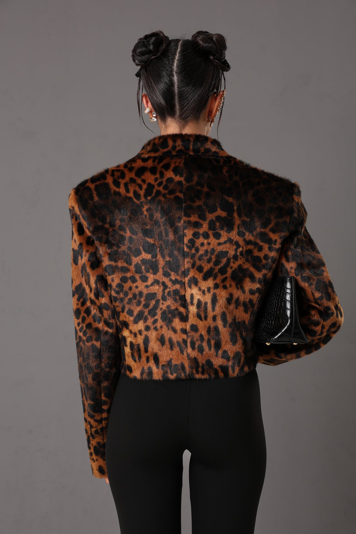 BLAZER MACULATO ROBBIE MARRONE BY LUMINA
