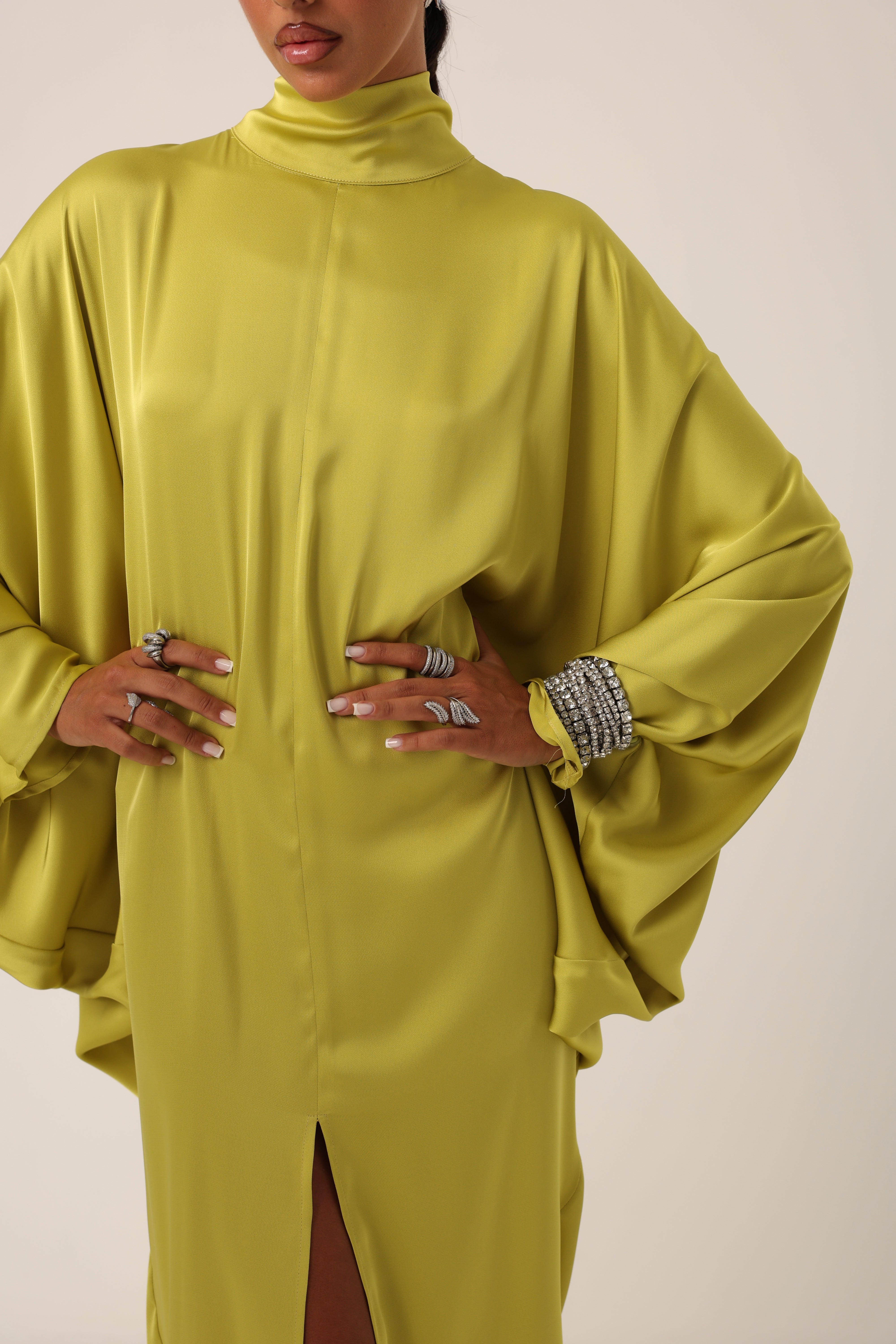 VESTITO IRIS LIME BY MARZIA MANGO