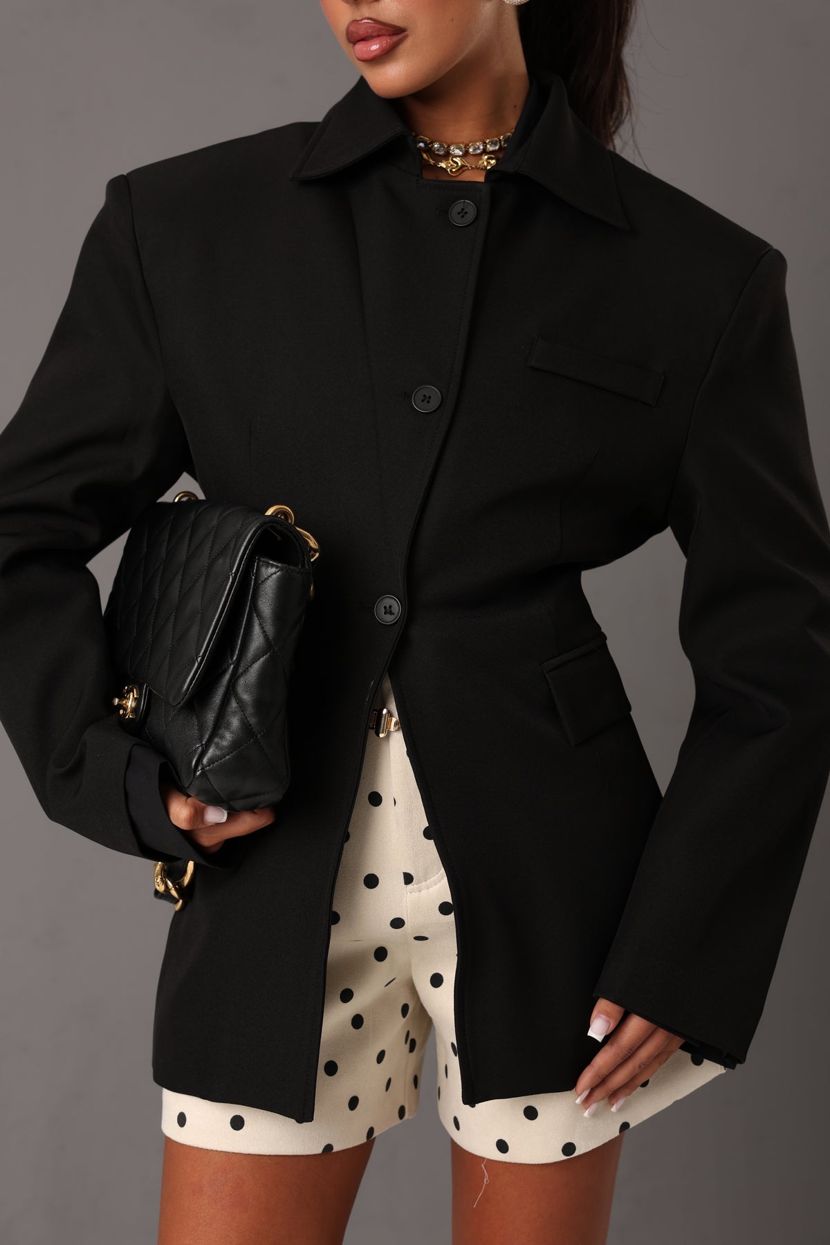 BLAZER COLLETTO GABRIELA NERO