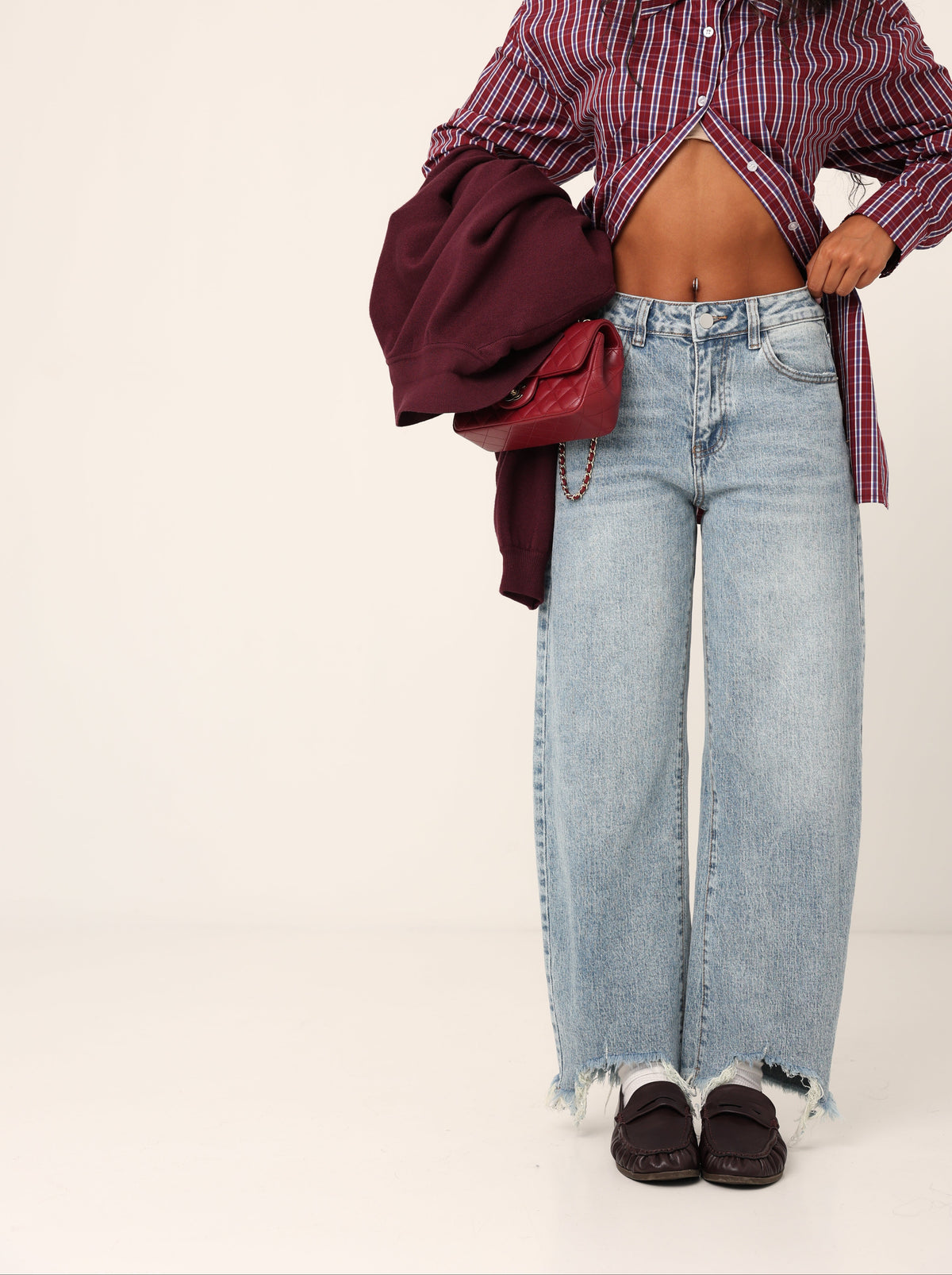 JEANS SFRANGIATO MONTREAL DENIM CHIARO