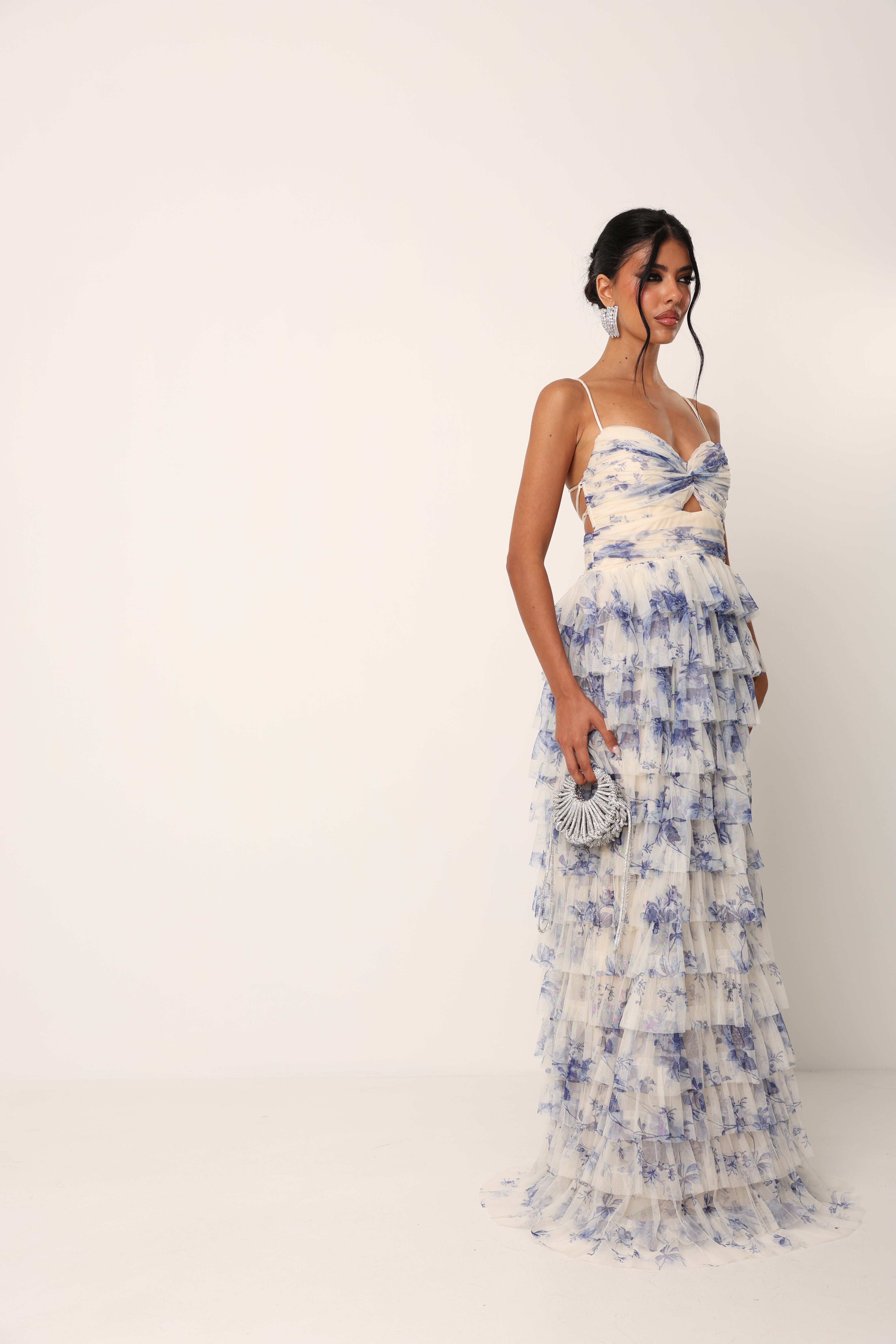 VESTITO FIORATO JORELLE BLU