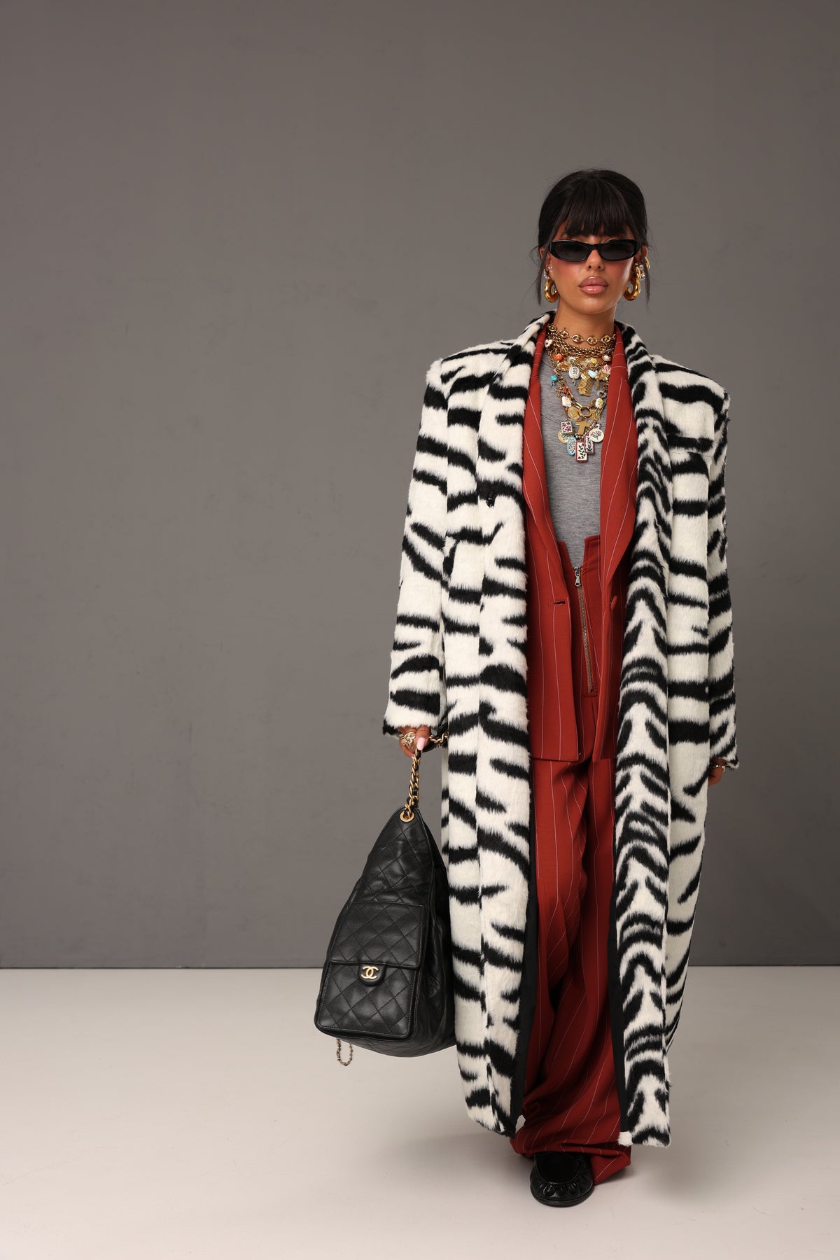 BLAZER GESSATO AMARA RUGGINE BY MARZIA MANGO