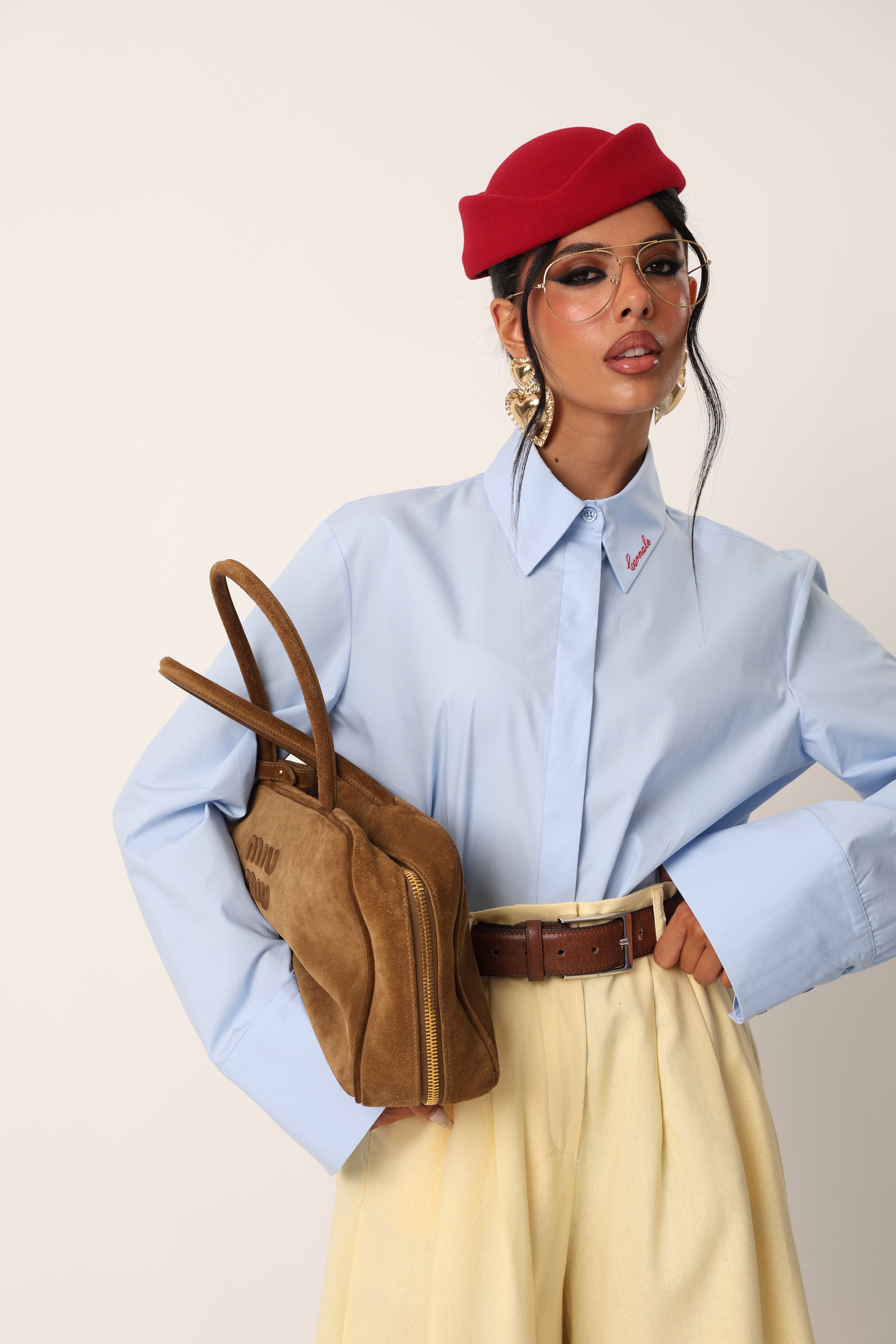 CAMICIA AMMOR CARNALE AZZURRA