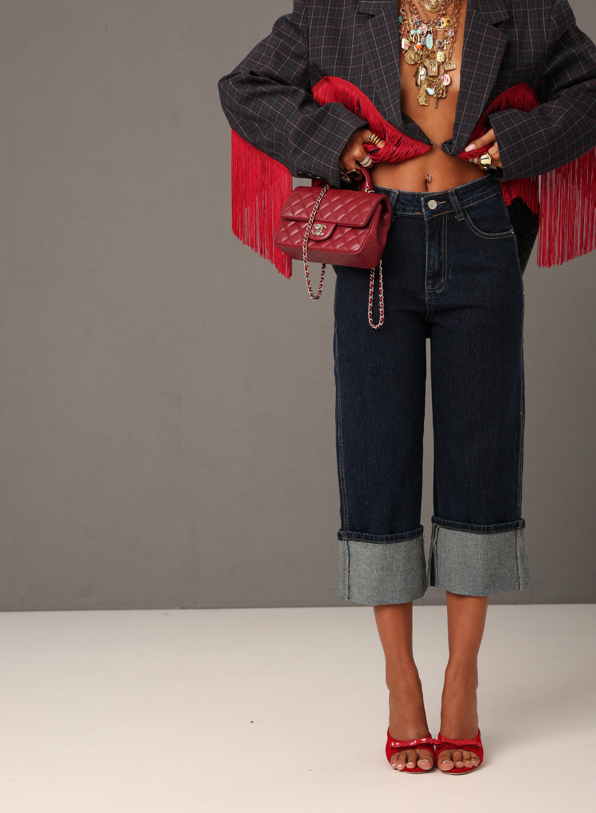 JEANS PIEGONE ALBA DENIM SCURO