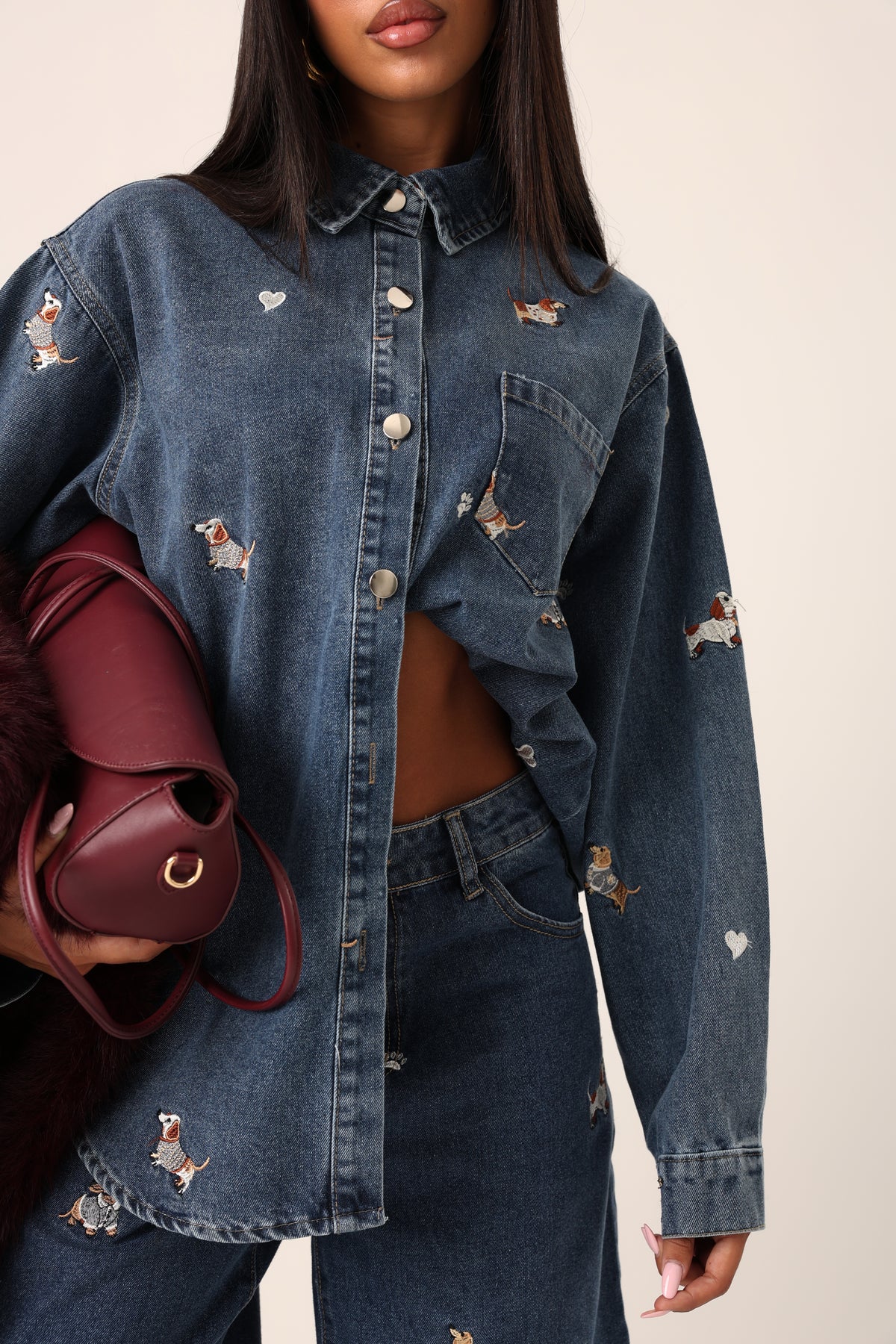 COORDINATO BASSOTTI ALIPOTTY DENIM BLUE