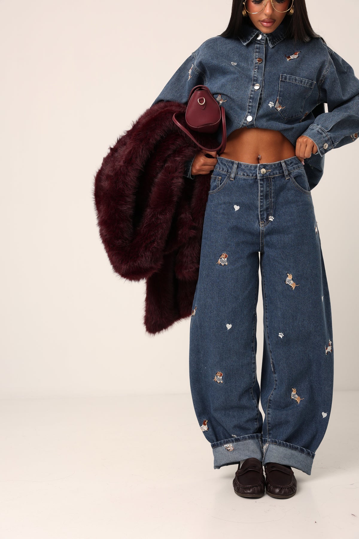 COORDINATO BASSOTTI ALIPOTTY DENIM BLUE