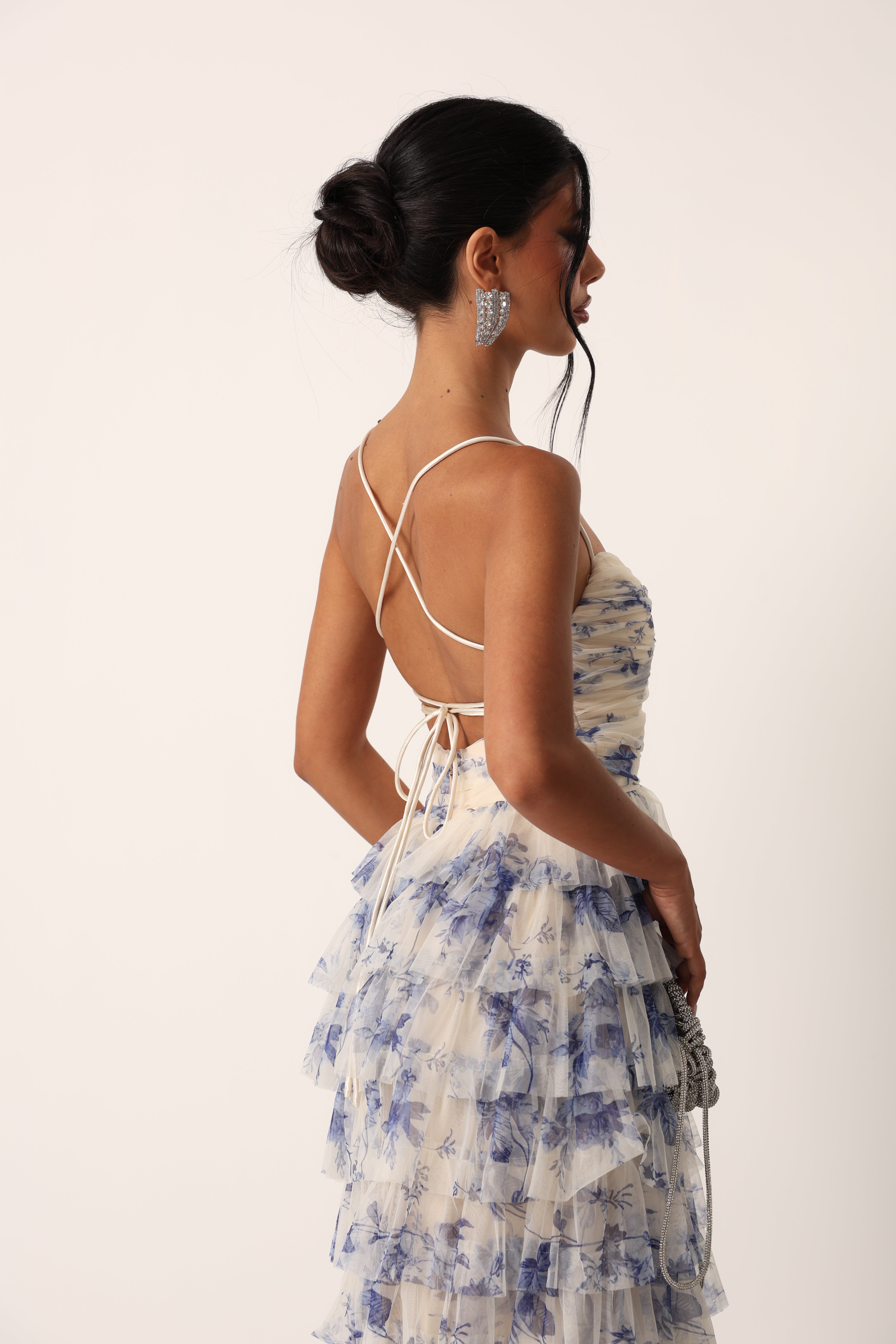 VESTITO FIORATO JORELLE BLU