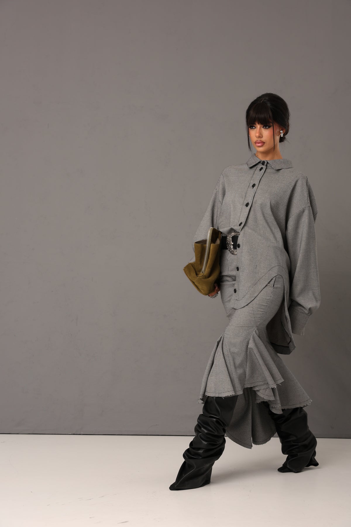 CAMICIA PIED DE POULE BERTIE BY MARZIA MANGO
