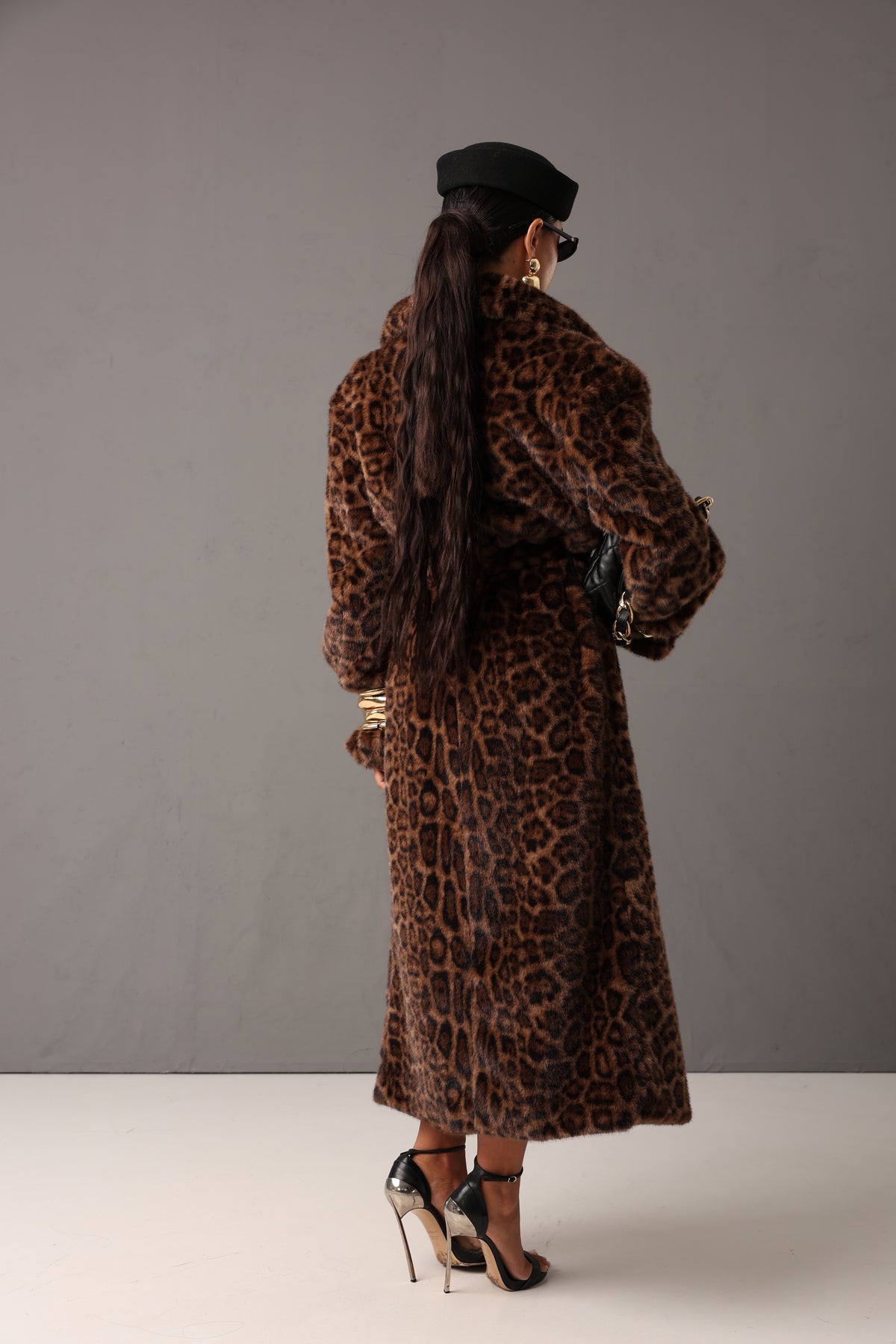 ECOPELLICCIA LUNGA MALORY LEOPARDATA BY LUMINA