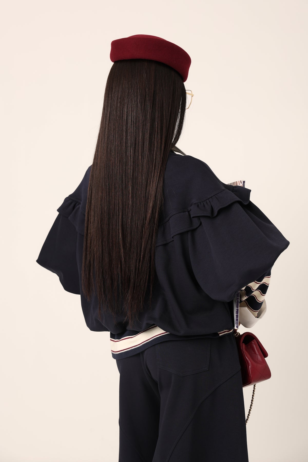 FELPA ROUCHES LOUISE BLU BY LUMINA