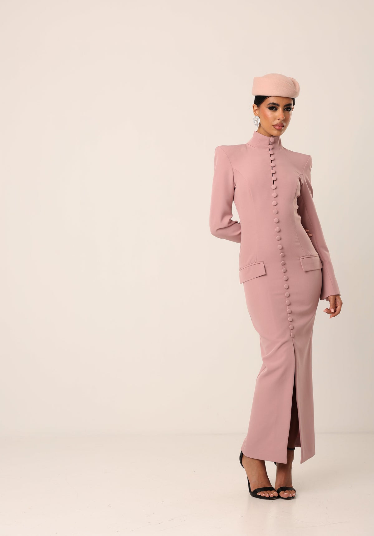VESTITO MANICHE LUNGHE MADAME ROSA BY MARZIA MANGO