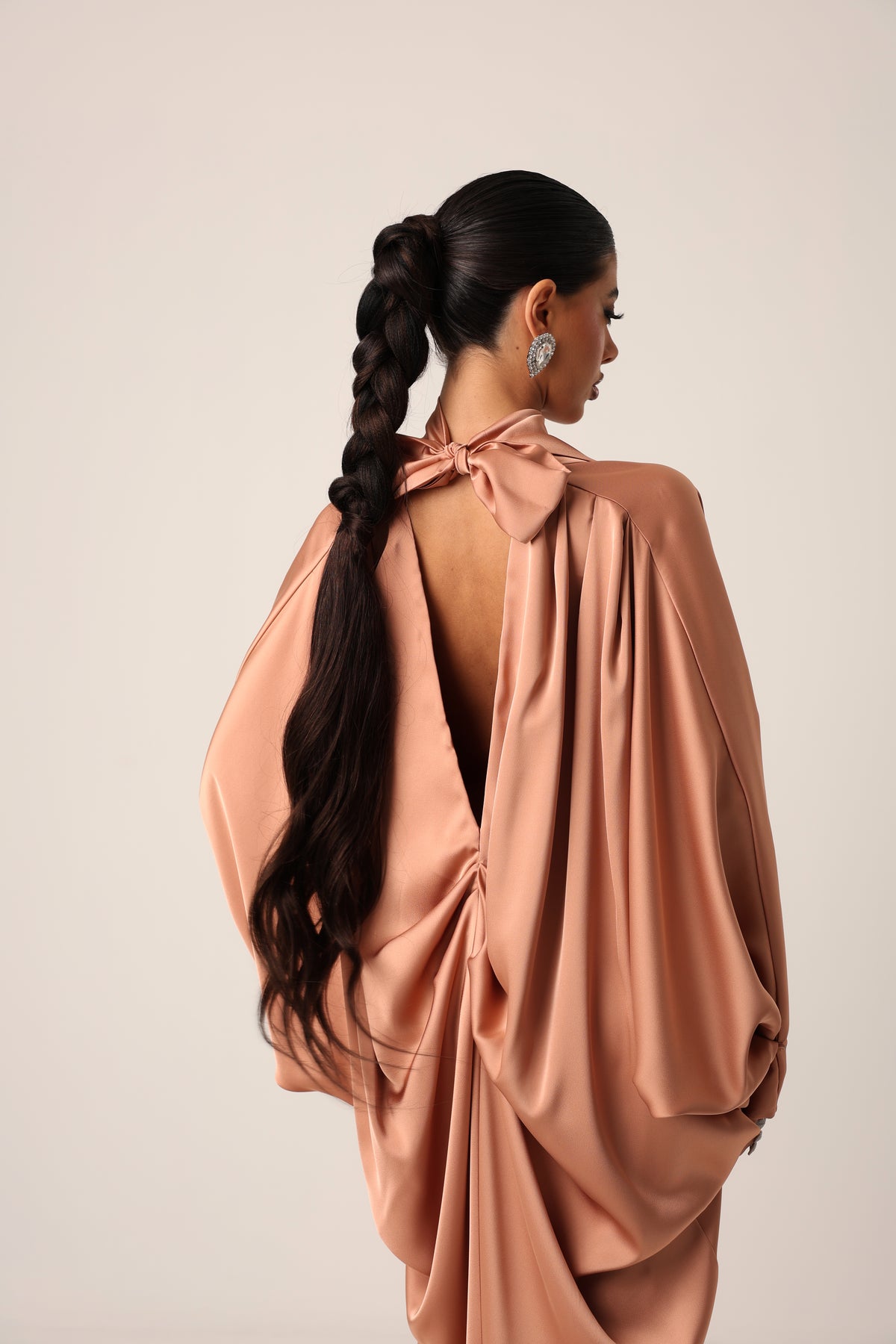VESTITO IRIS MOCHA MOUSSE BY MARZIA MANGO