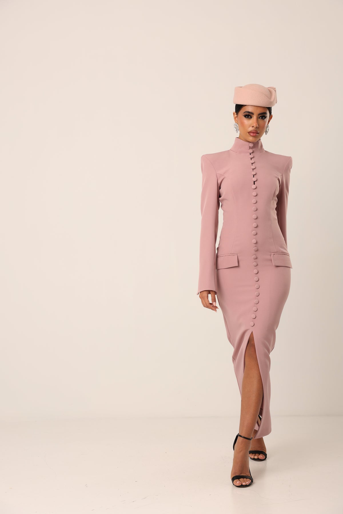VESTITO MANICHE LUNGHE MADAME ROSA BY MARZIA MANGO