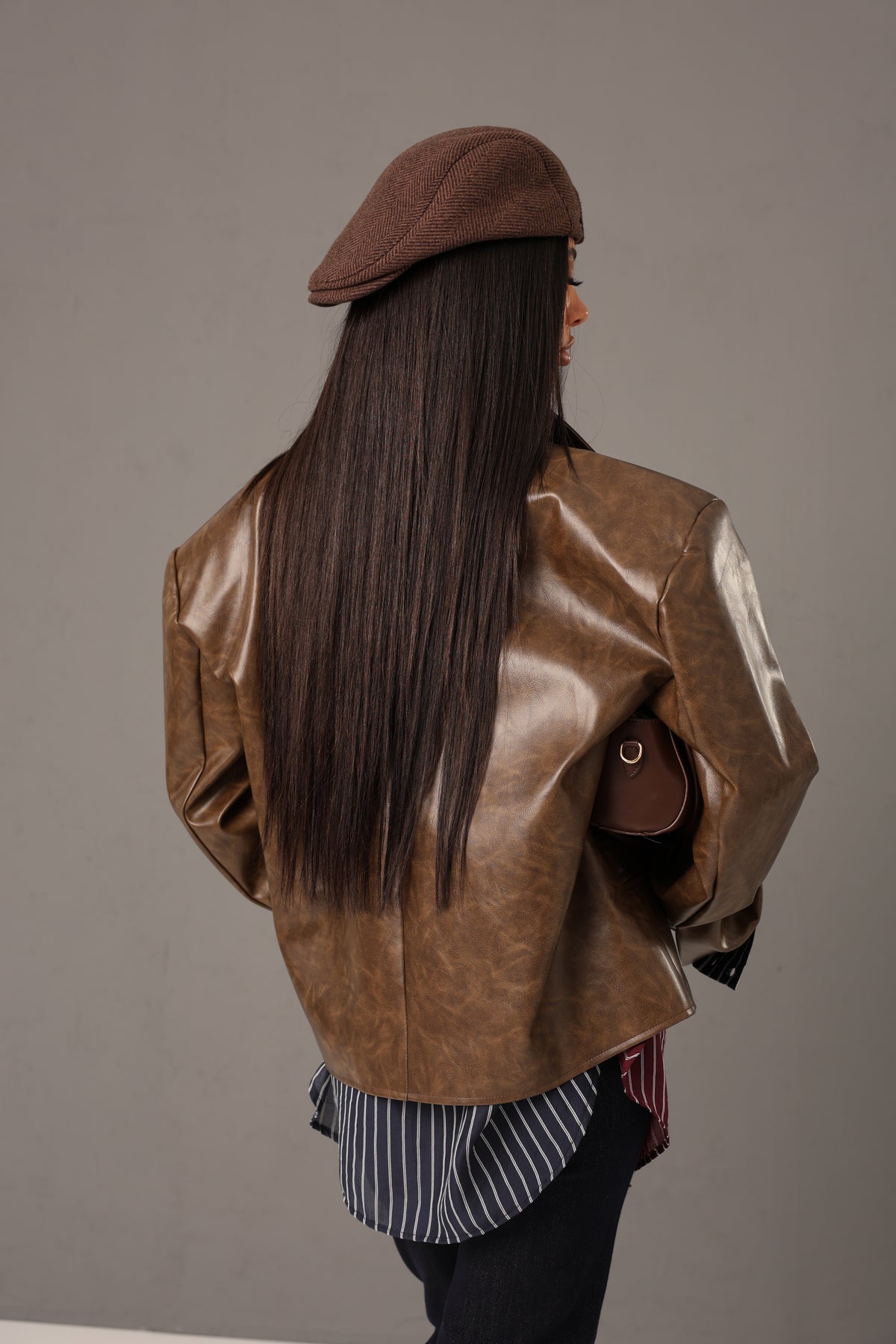 BLAZER ECOPELLE ZERMATT MARRONE