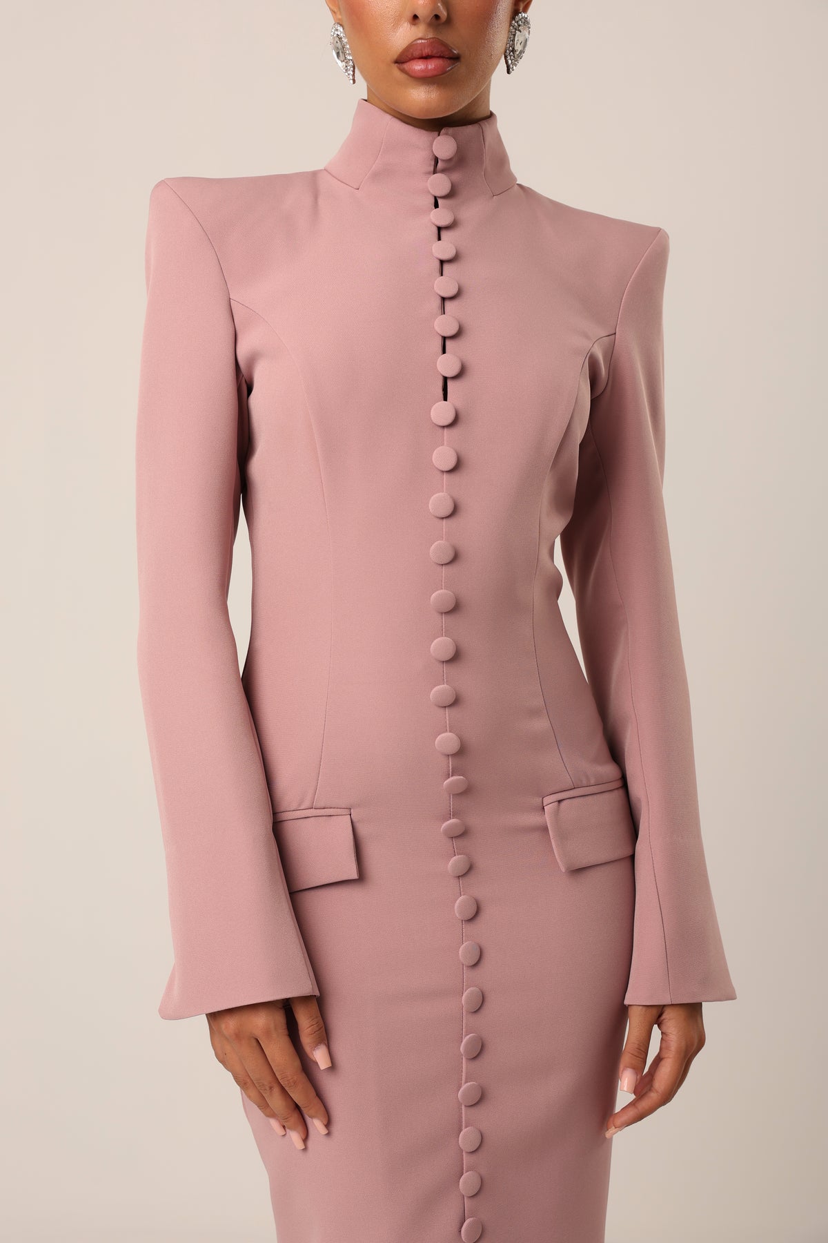 VESTITO MANICHE LUNGHE MADAME ROSA BY MARZIA MANGO