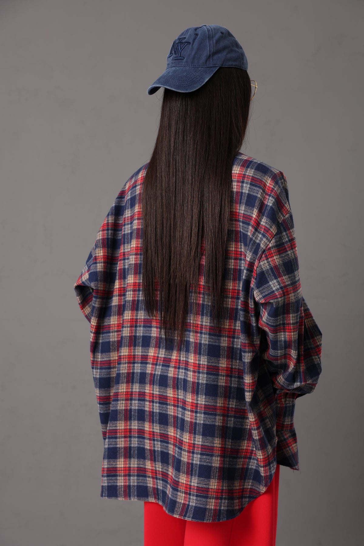 CAMICIA TARTAN WILLA BLU/ROSSA