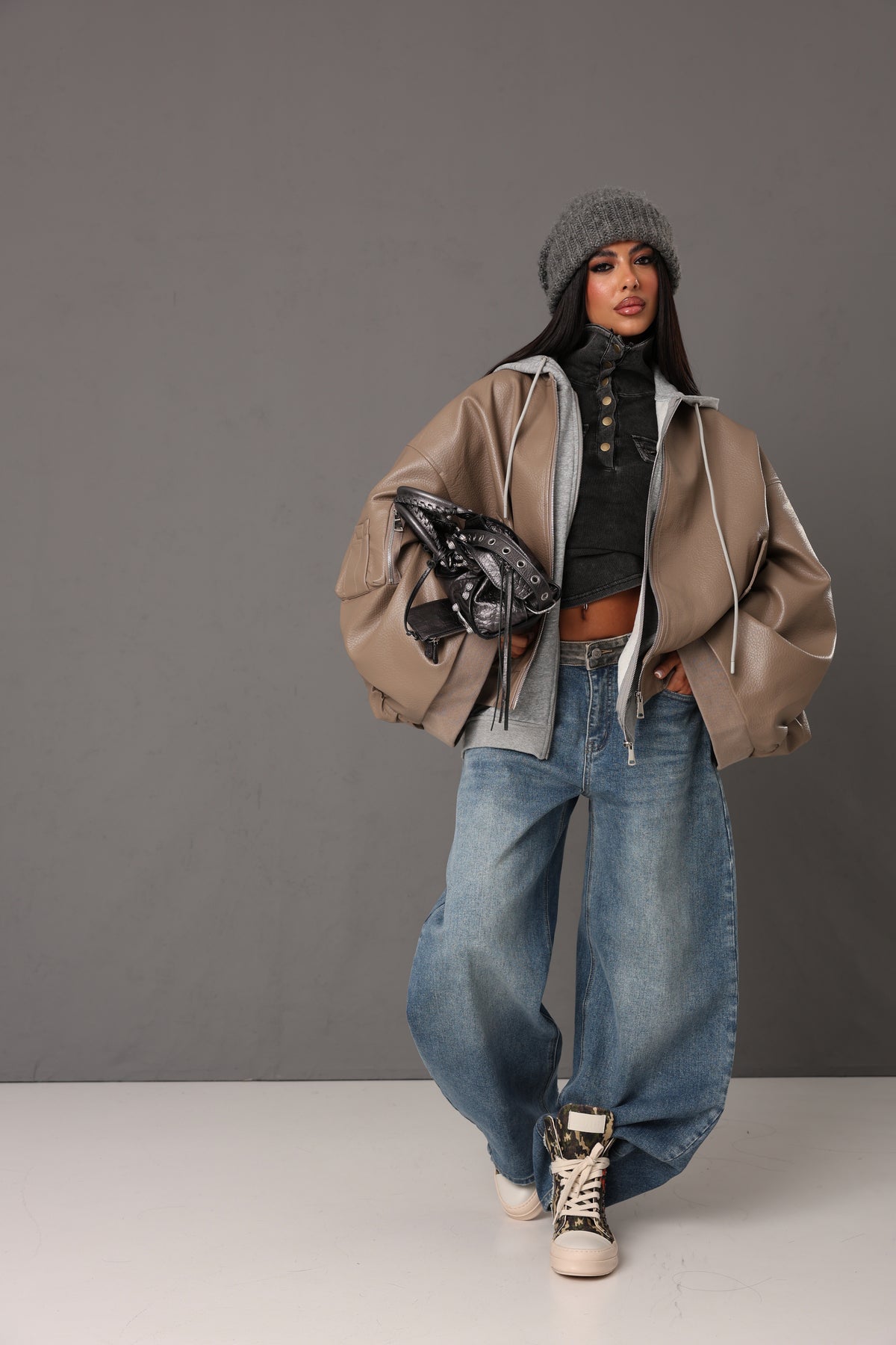 JEANS DOUBLE DENIM VITTY + BUSTINO CAMOUFLAGE