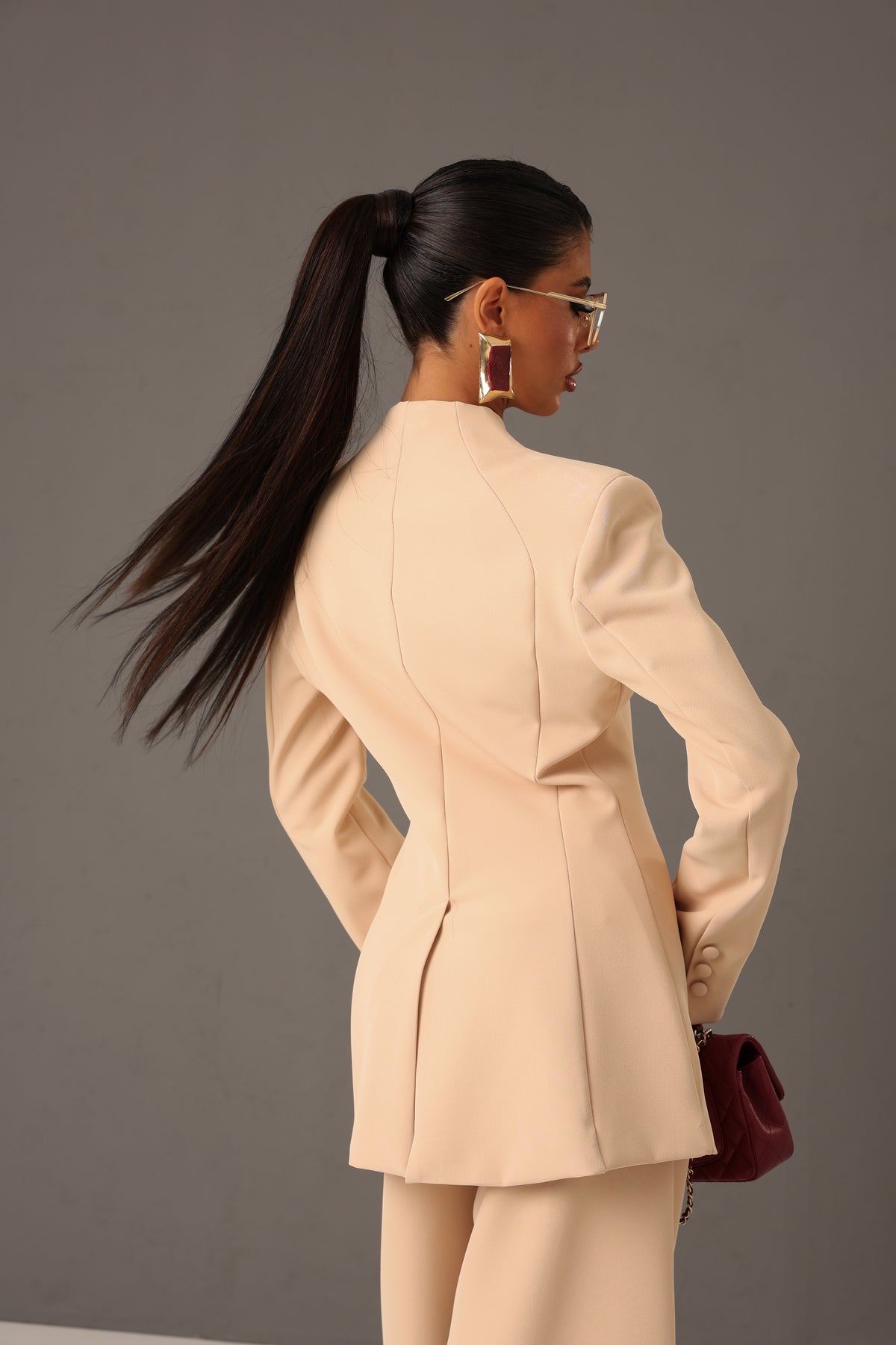 BLAZER CUT-OUT ILA CREMA BY LUMINA