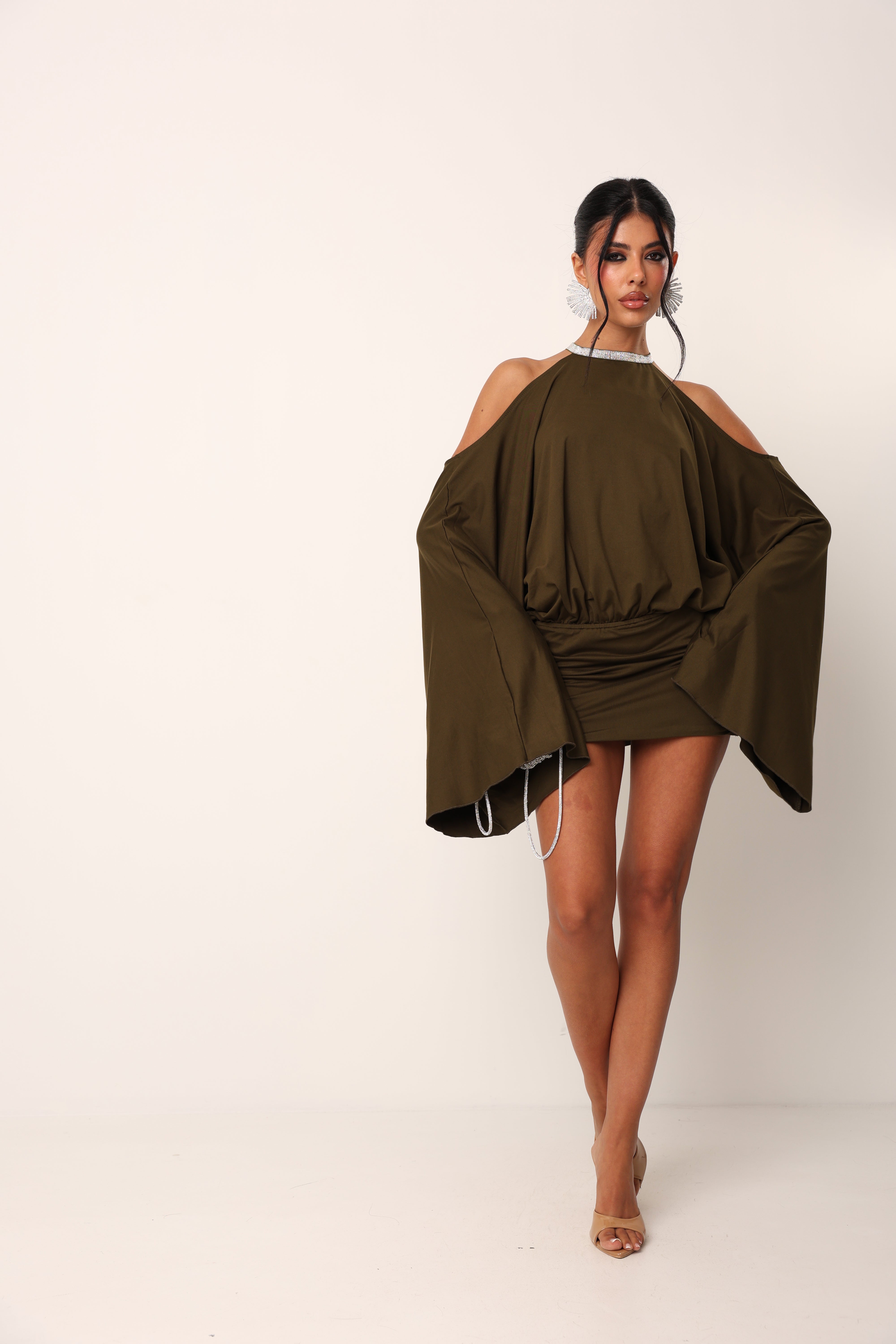VESTITO MARIPOSA VERDE