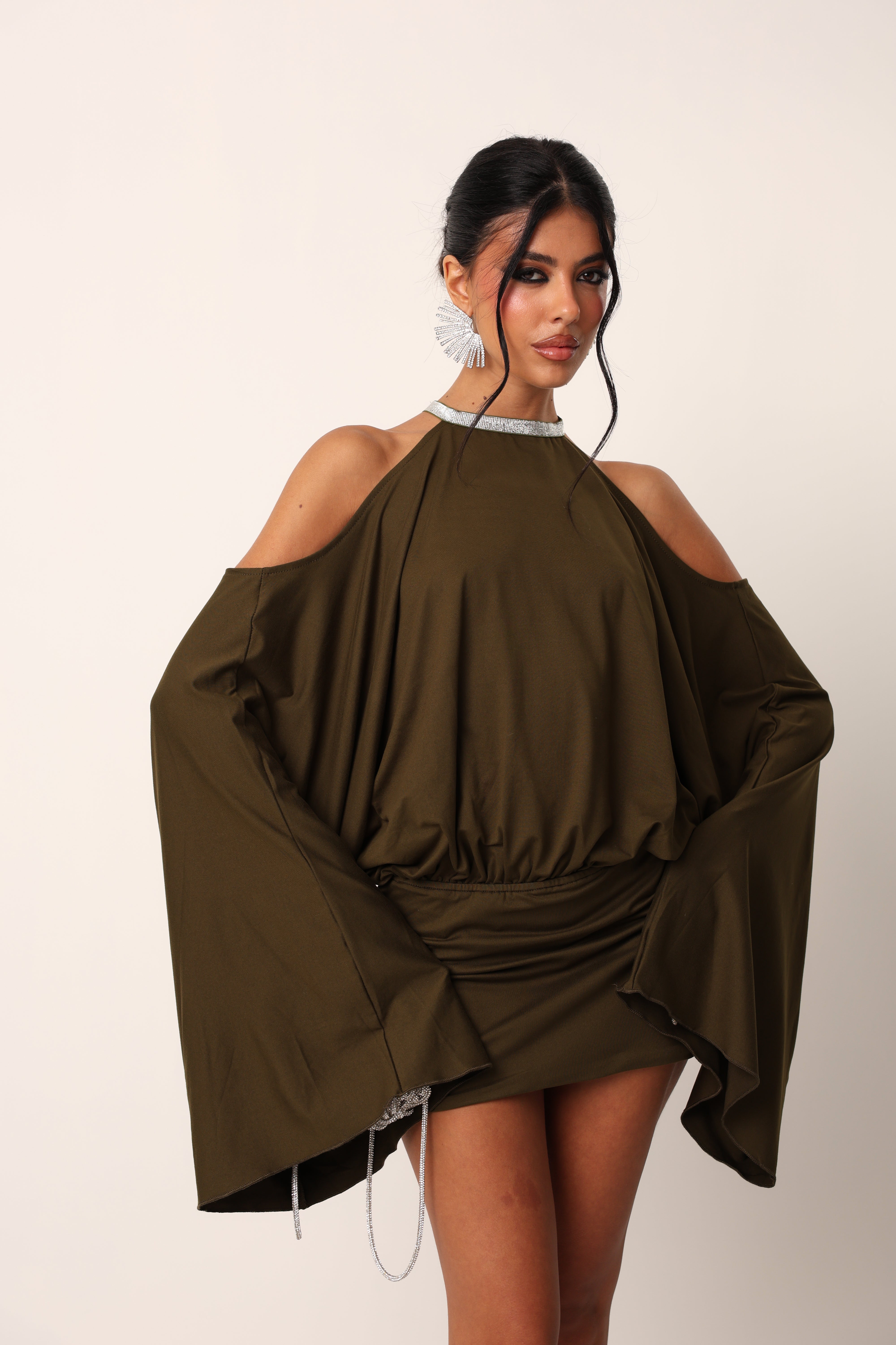 VESTITO MARIPOSA VERDE