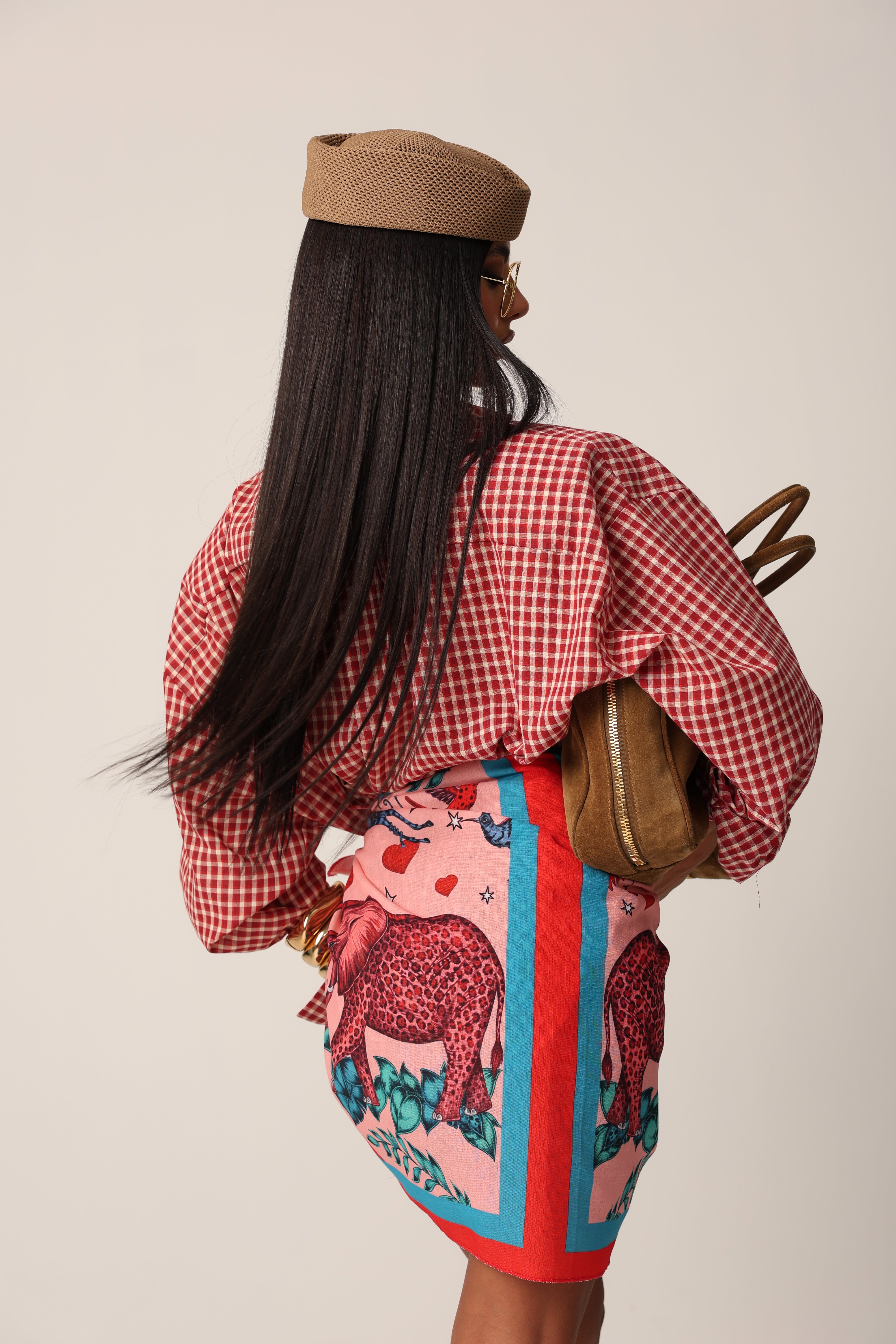 CAMICIA QUADRETTI OSAKA ROSSA