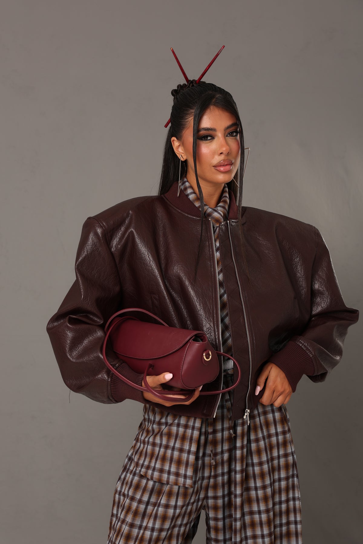 BOMBER SPALLINE BODHI BORDEAUX