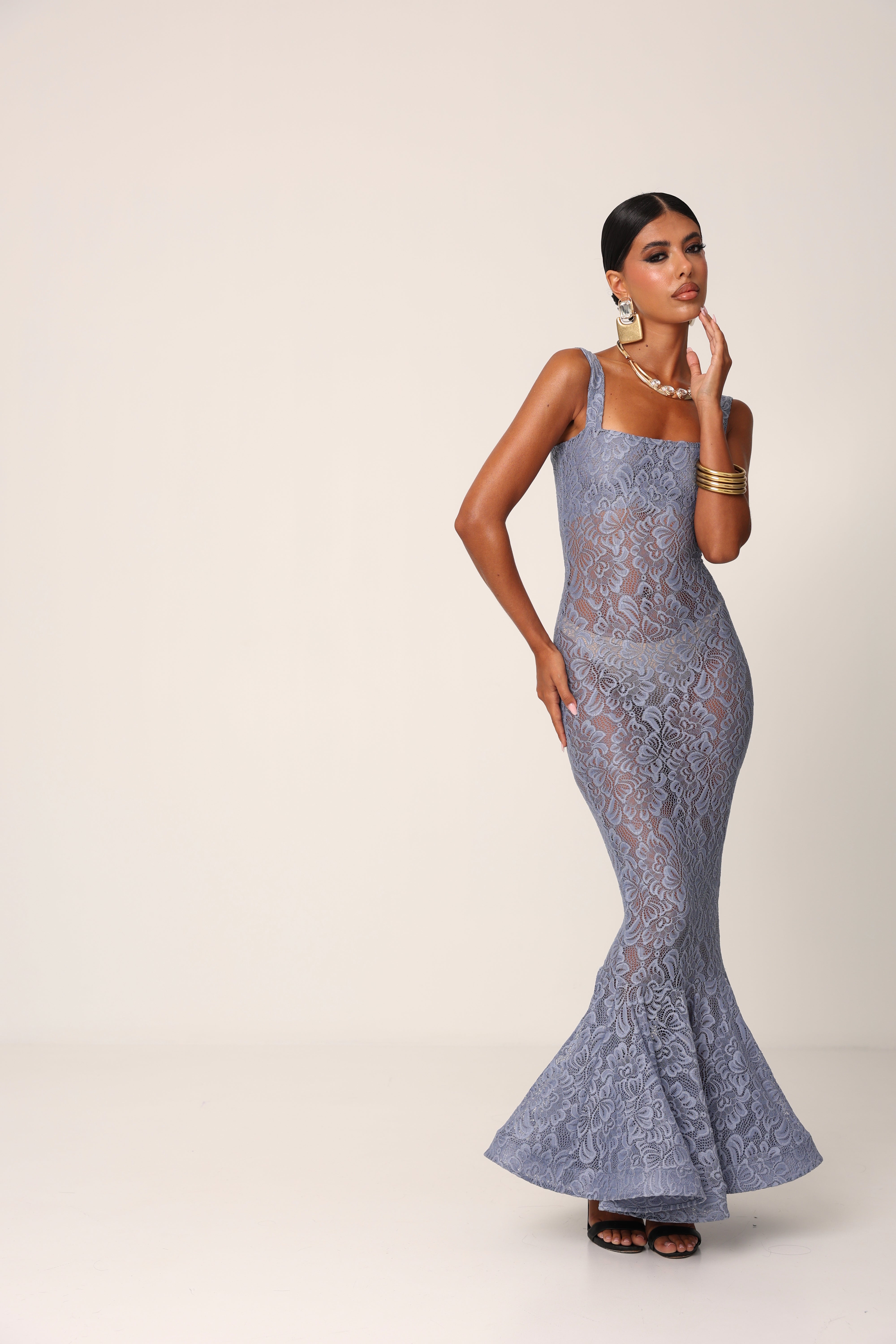 VESTITO PIZZO SUGAR POLVERE BY MARZIA MANGO